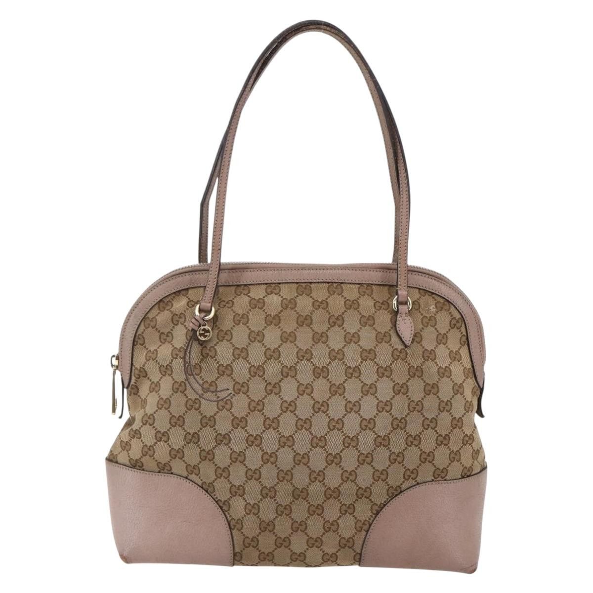 Gucci GUCCI GG Canvas Shoulder Bag Beige Gold Size ONE SIZE - 2 Thumbnail