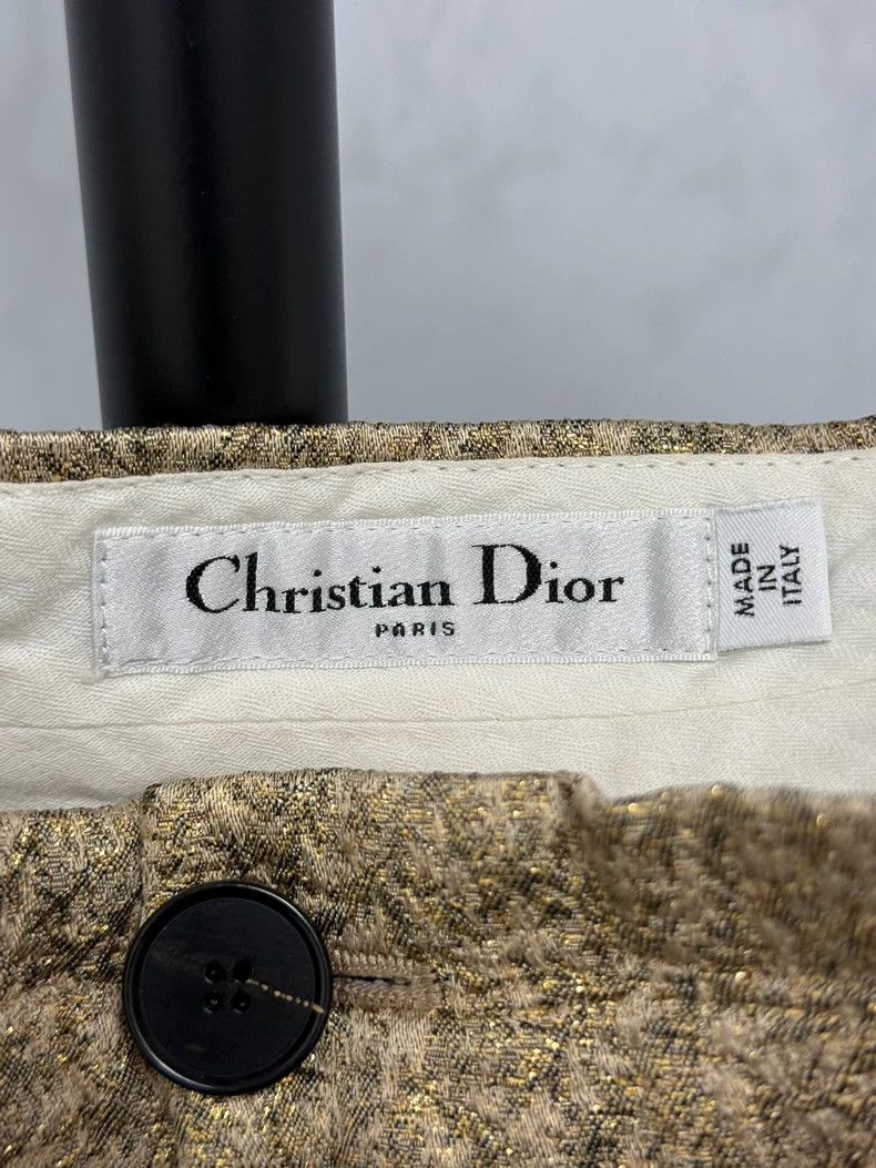 Dior Dior Gold thread embossed shorts Size 26" / US 2 / IT 38 - 3 Thumbnail