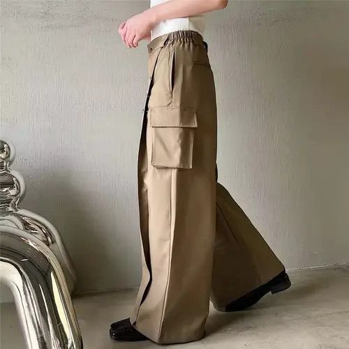 Japanese Brand × Vintage Men's Casual Wide Leg Trousers Pants Size US 34 / EU 50 - 2 Thumbnail