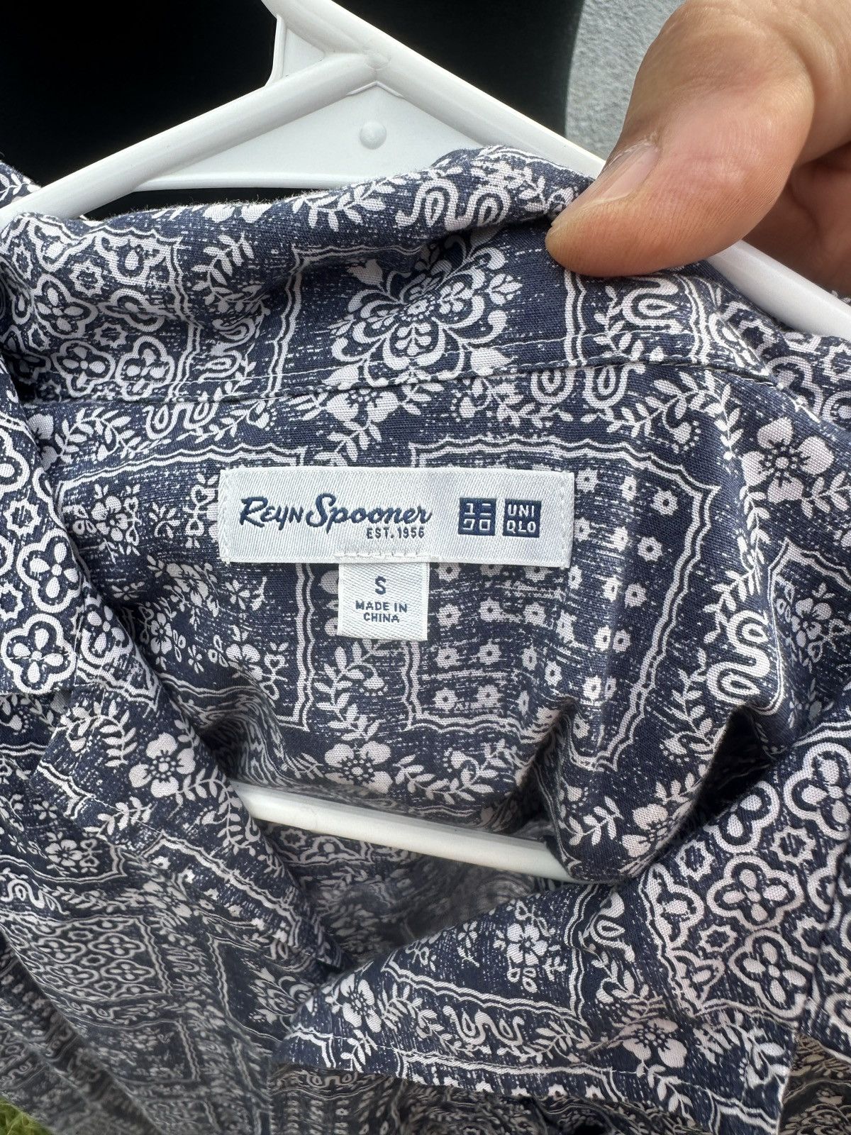 Reyn Spooner Reyn Spooner Uniqlo Hawaiian Print Blue Men's Small Size US S / EU 44-46 / 1 - 4 Thumbnail