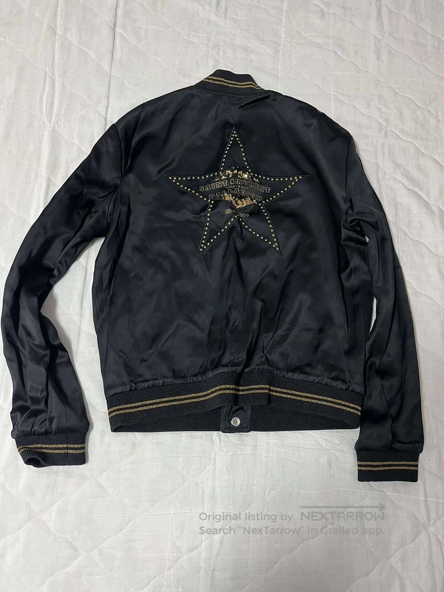 Yves Saint Laurent Saint Laurent YSL Hollywood Bomber Jacket. Size US M / EU 48-50 / 2 - 2 Thumbnail