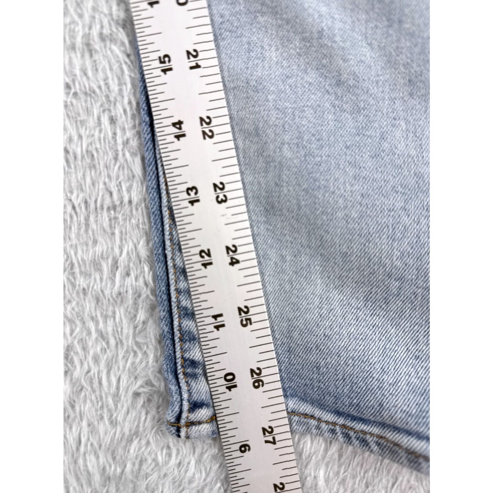 Levi's Levis 512 Jeans Denim Blue 29x27 32 5-Pocket Regular Cotton Stretch Distressed Vintage No? (Need to avoid N/A) Size US 32 / EU 48 - 7 Thumbnail