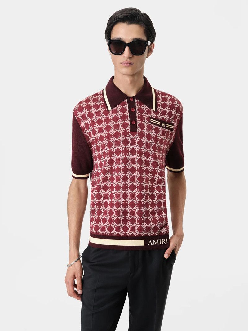 Amiri o1orln1125 MA Quad Polo Shirt in Multicolor Size US M / EU 48-50 / 2 - 3 Thumbnail