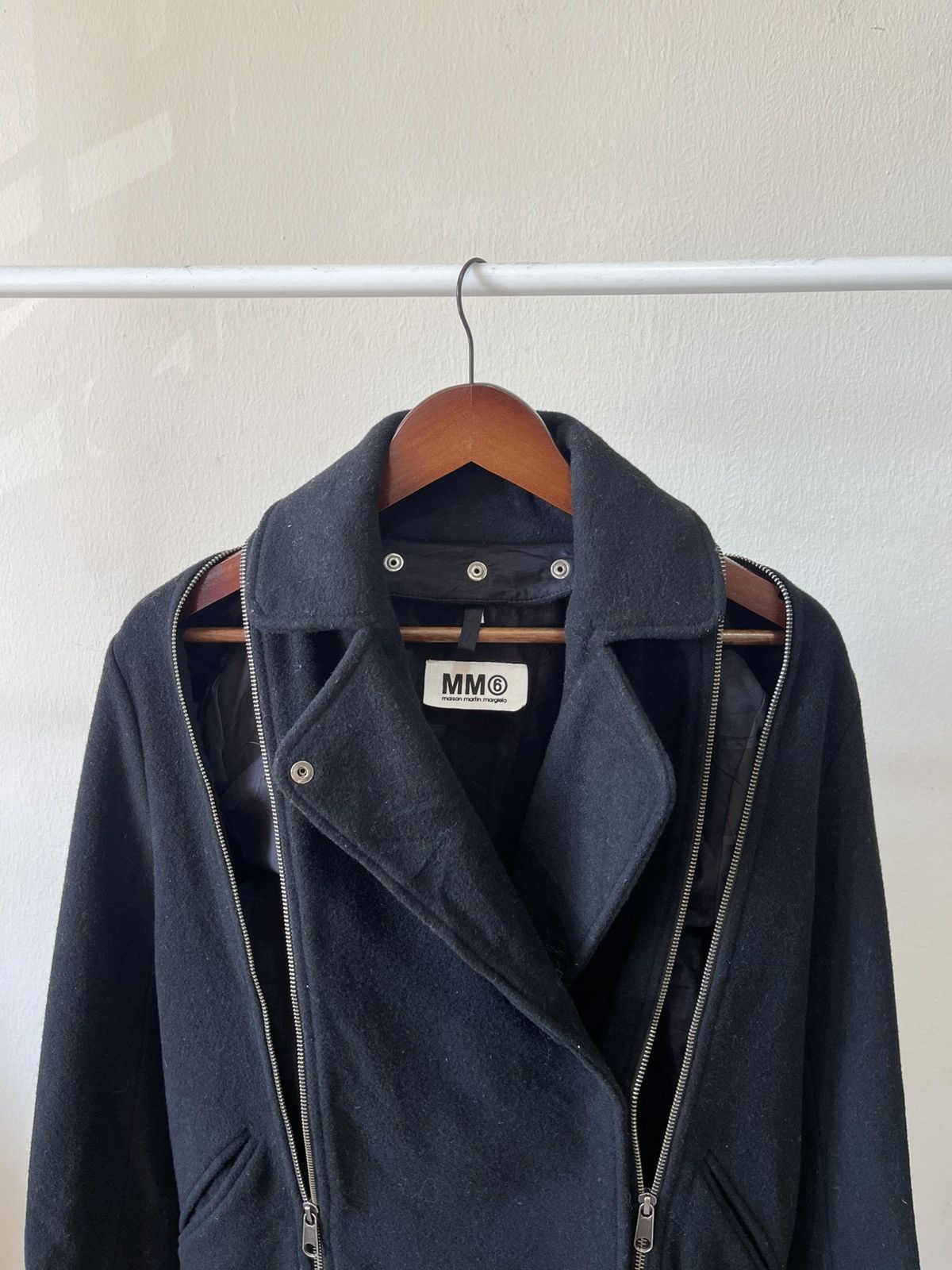 Maison Margiela A/W 2011 Maison Margiela MM6 Detachable Zipper Wool Jacket Size US S / EU 44-46 / 1 - 9 Thumbnail