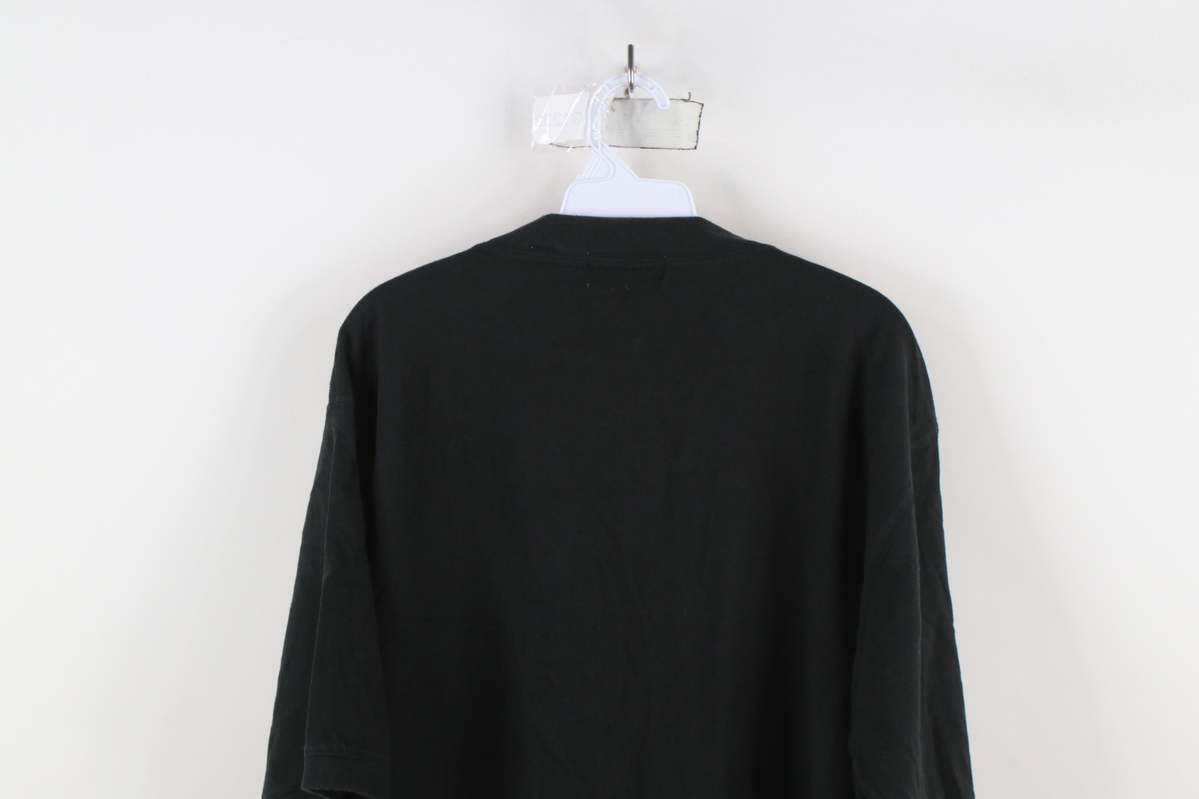 Vintage Vintage 90s Streetwear Heavy Cotton Henley T-Shirt Black Size US XL / EU 56 / 4 - 9 Thumbnail