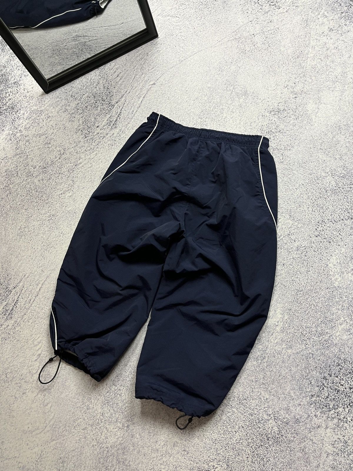 Nike × Vintage Nike Y2k Nylon Drill Track 2/3 Pants Breeches Size US 30 / EU 46 - 8 Thumbnail