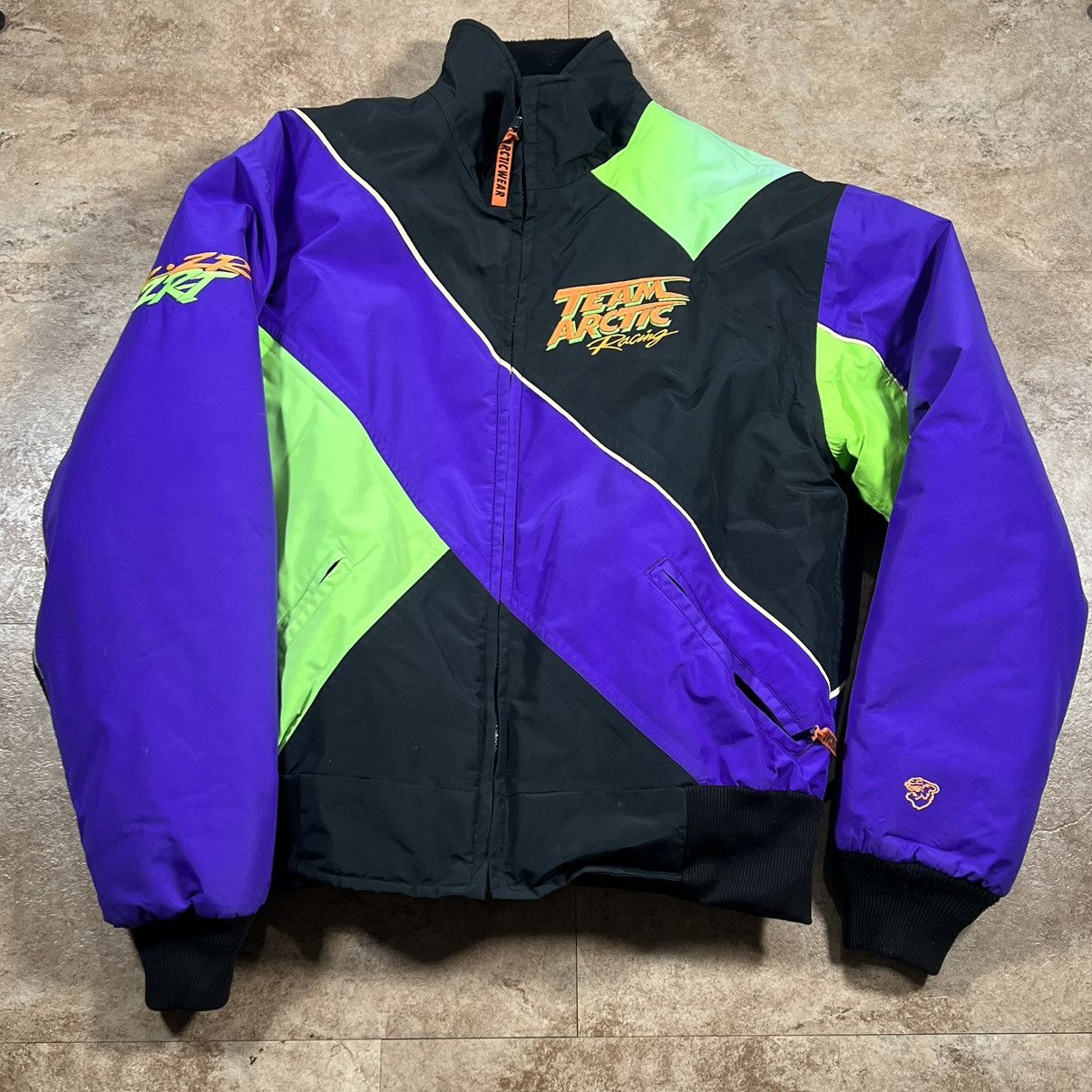 Other × Vintage Vtg 90s Arctic Cat / vvombbdr Snowmobile Racing Jacket Size US M / EU 48-50 / 2 - 1 Thumbnail