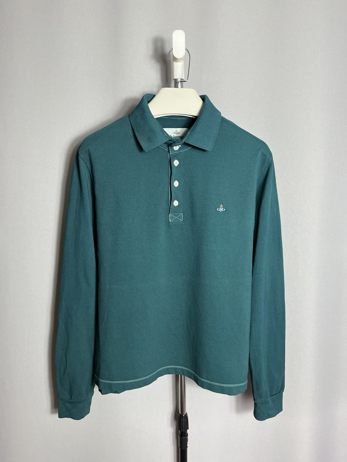 Vivienne Westwood Vivienne Westwood polo shirt long sleeve cotton mens button Size US L / EU 52-54 / 3 - 1 Thumbnail