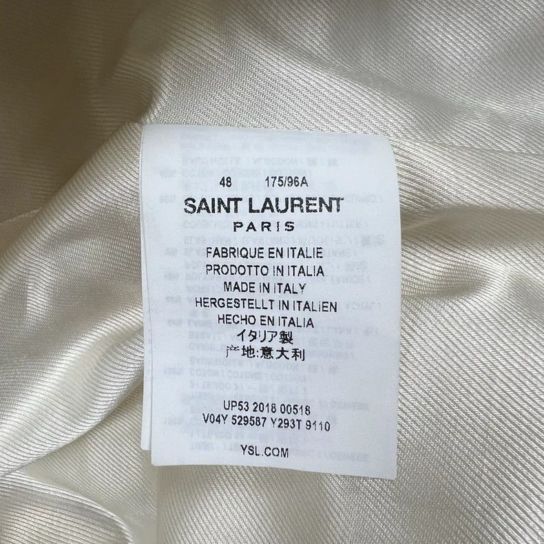 Saint Laurent Paris Saint Laurent Paris 18fw Teddy Fur Baseball Jacket-2506 Size US 32 / EU 48 - 4 Thumbnail