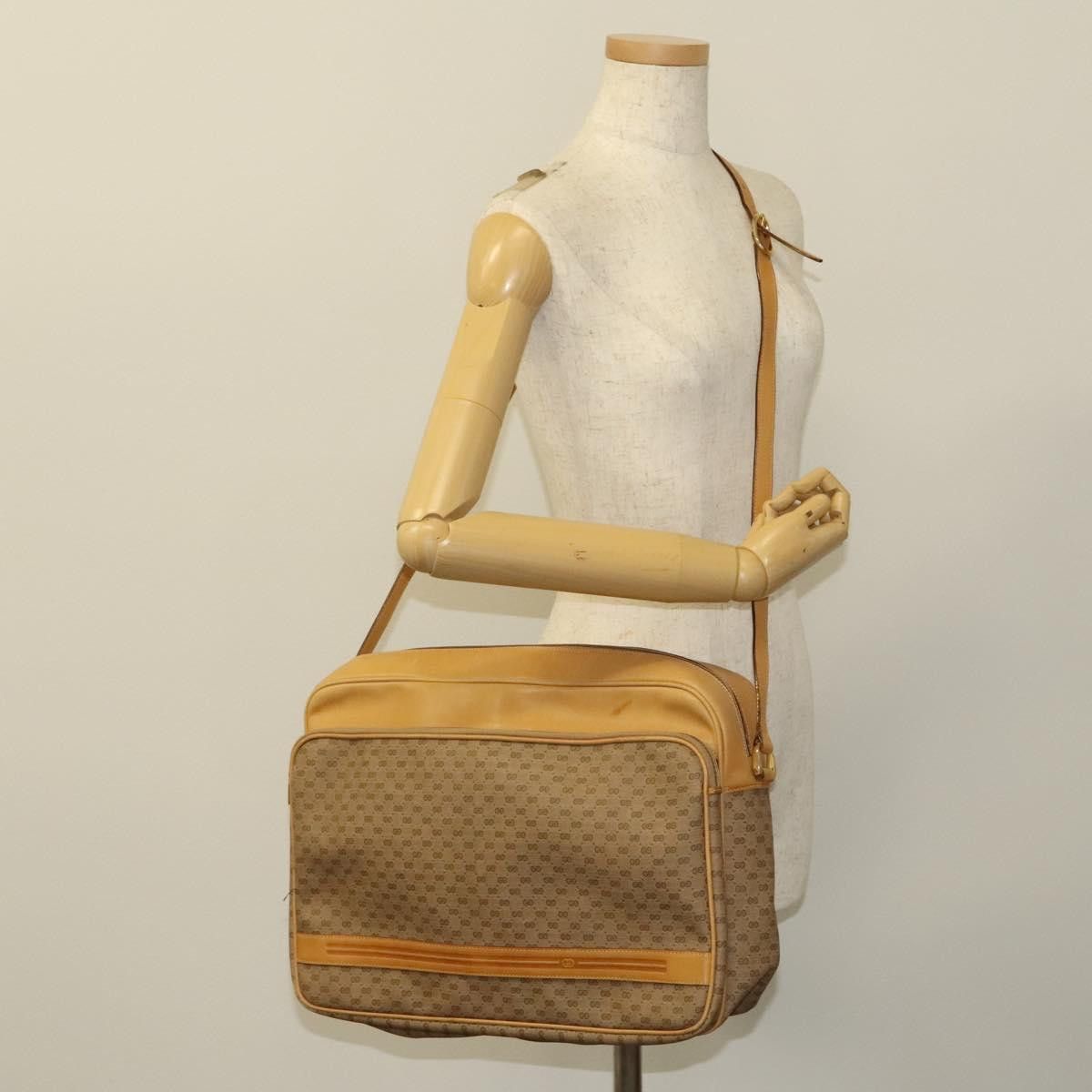Gucci GUCCI Micro GG Supreme Shoulder Bag Pvc Beige Gold 02 37 02 Size ONE SIZE - 21 Thumbnail
