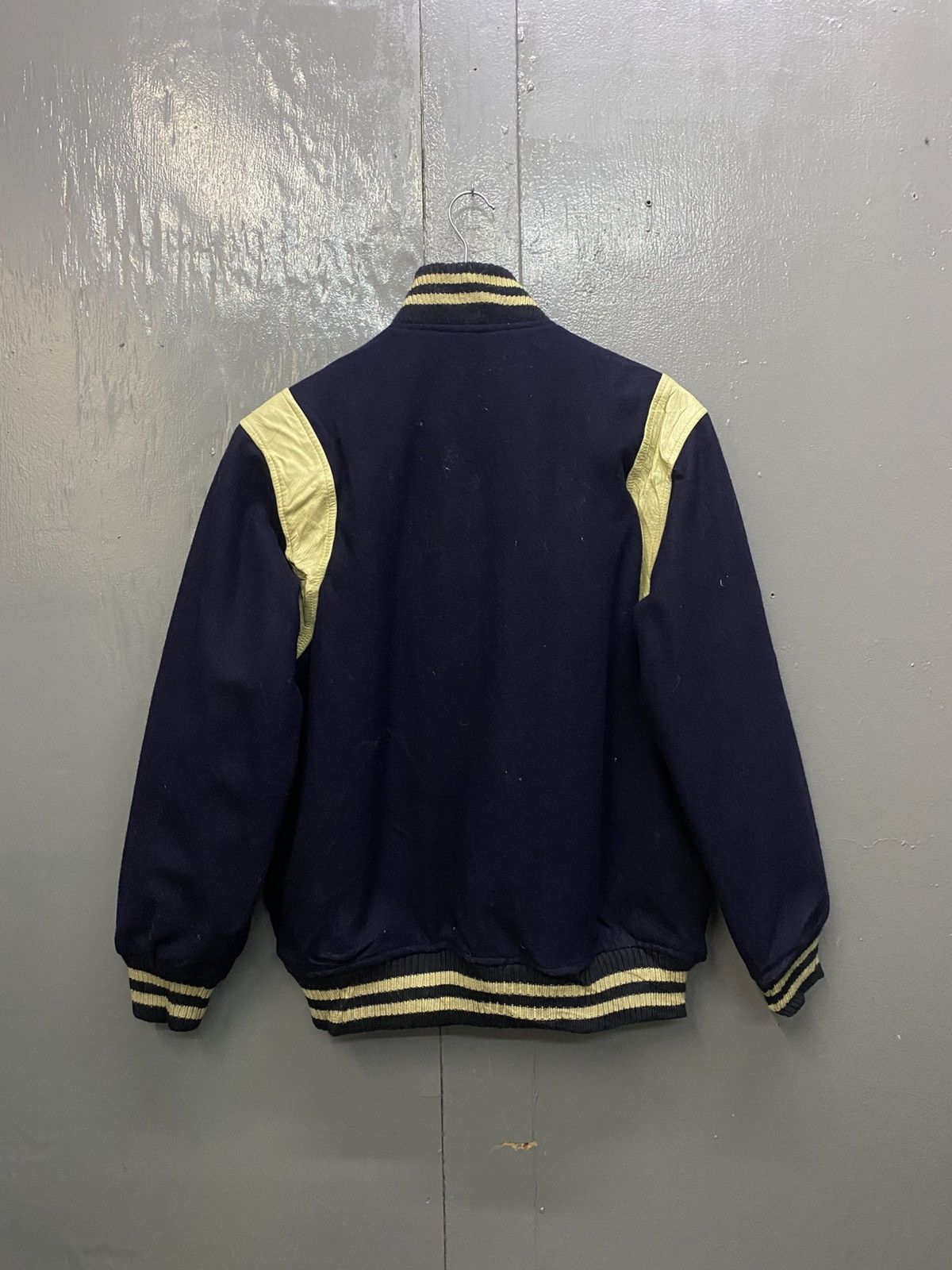New England Outerwear Vintage New England Wool Leather Varsity Jacket Size US M / EU 48-50 / 2 - 4 Thumbnail