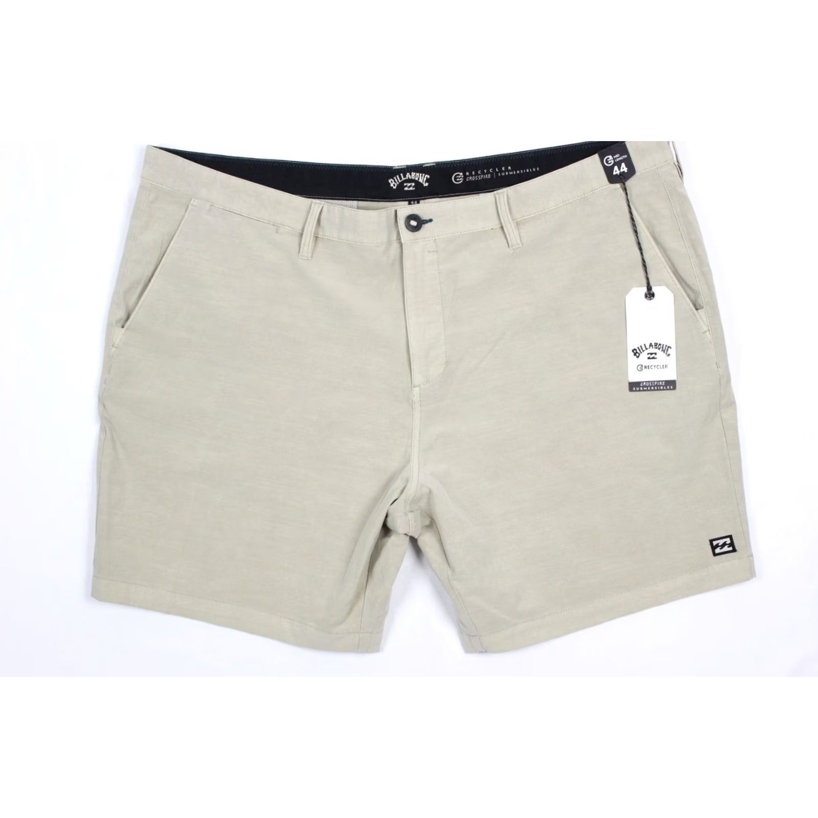 Billabong VINTAGE Billabong Men's Crossfire Wave Washed Shorts Mid Length Size 44 Taupe Size US 44 / EU 60 - 5 Thumbnail