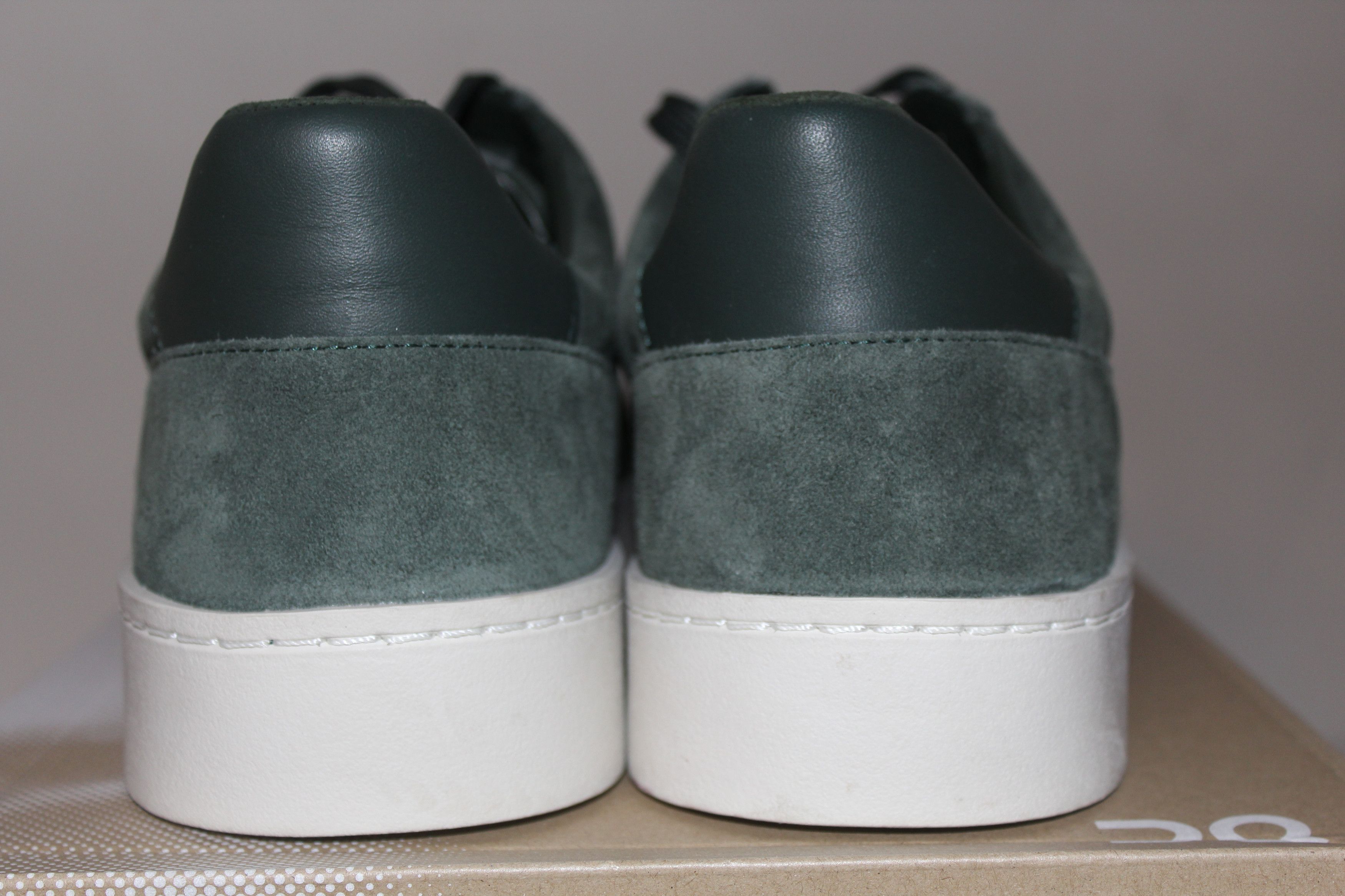 Vince Vince Peyton Leather Green Suede Sneaker Size 13 EU 47.5 Size US 13 / EU 46 - 3 Thumbnail