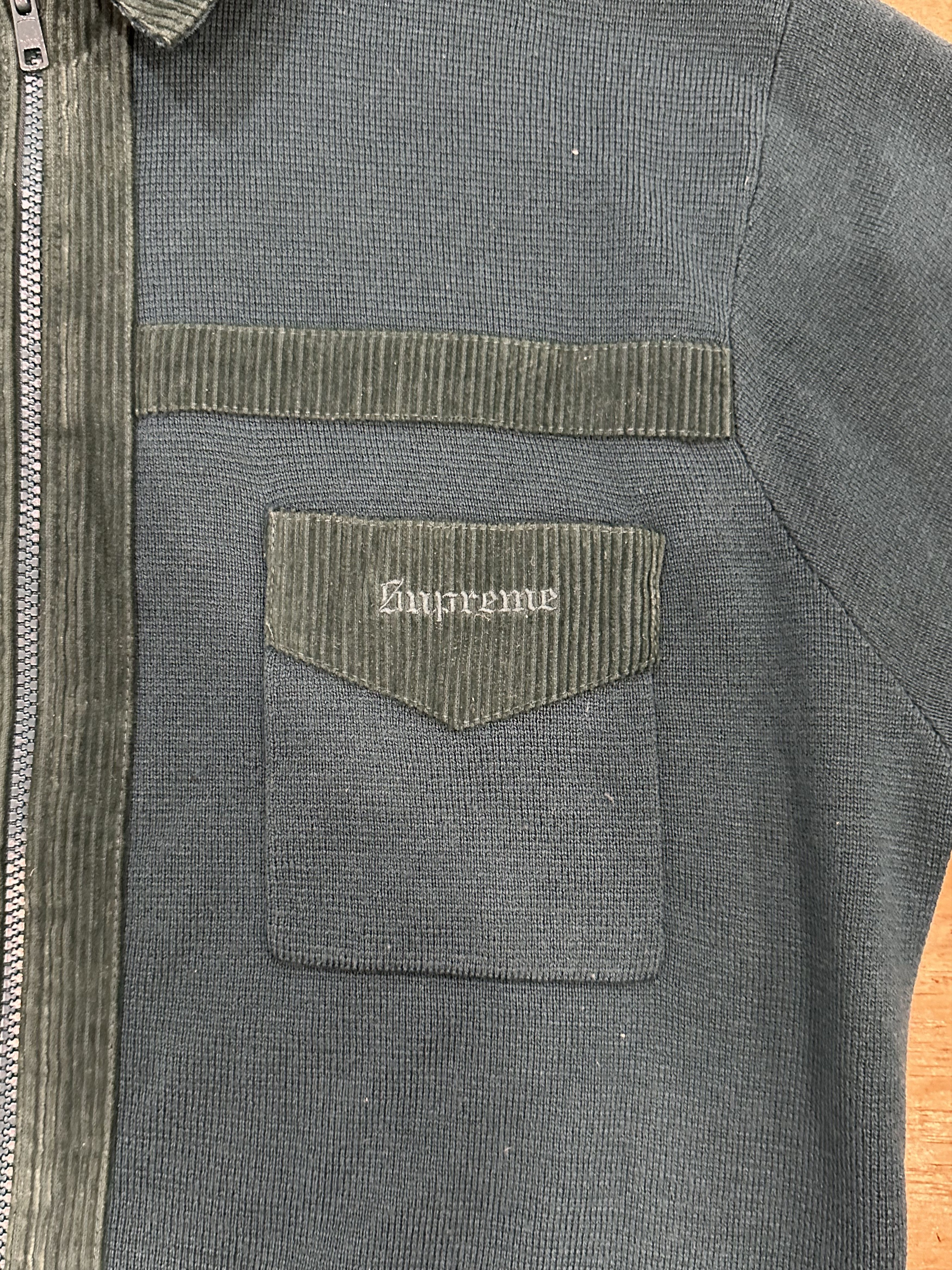 Supreme Supreme Corduroy Zip Sweater Size US L / EU 52-54 / 3 - 4 Thumbnail