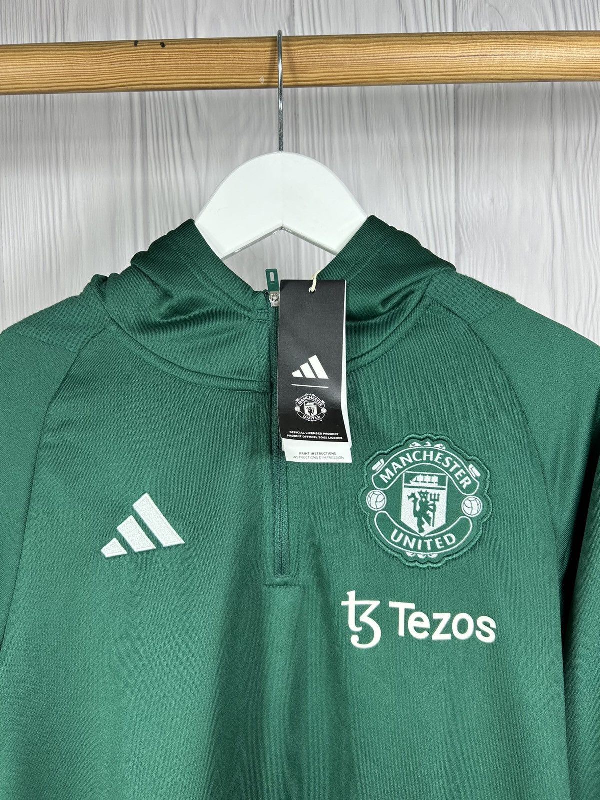 Adidas Adidas Manchester United 23/24 Training Hoodie Size S Size US S / EU 44-46 / 1 - 4 Thumbnail