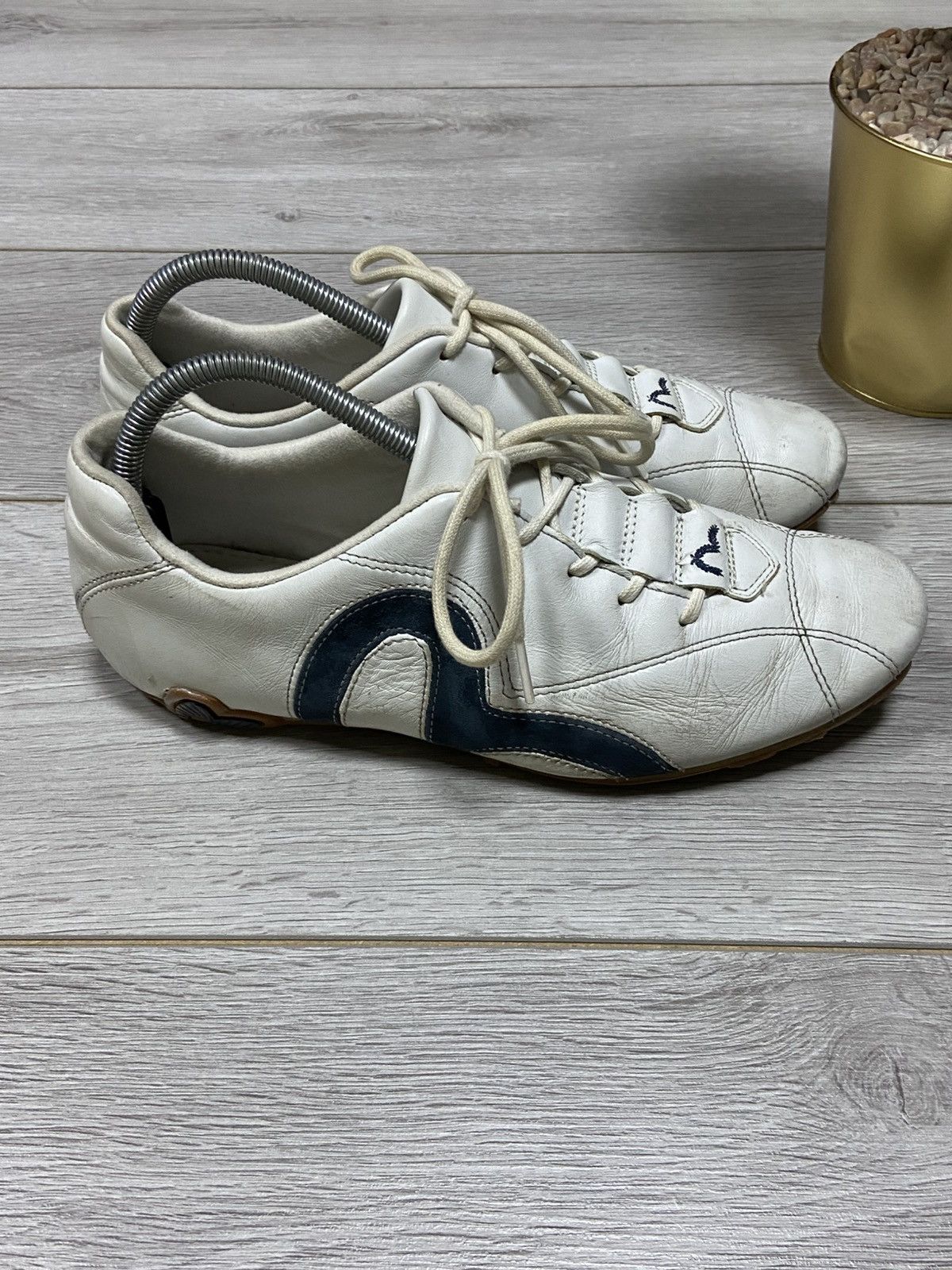 Evisu big seagull leather Low Top Sneakers monogram, image size:1200x1600