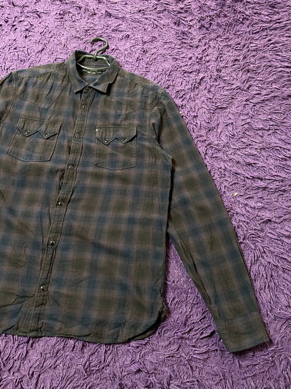 Allsaints Print Shirt Vintage Y2K Allsaints Streetwear Size US L / EU 52-54 / 3 - 7 Thumbnail