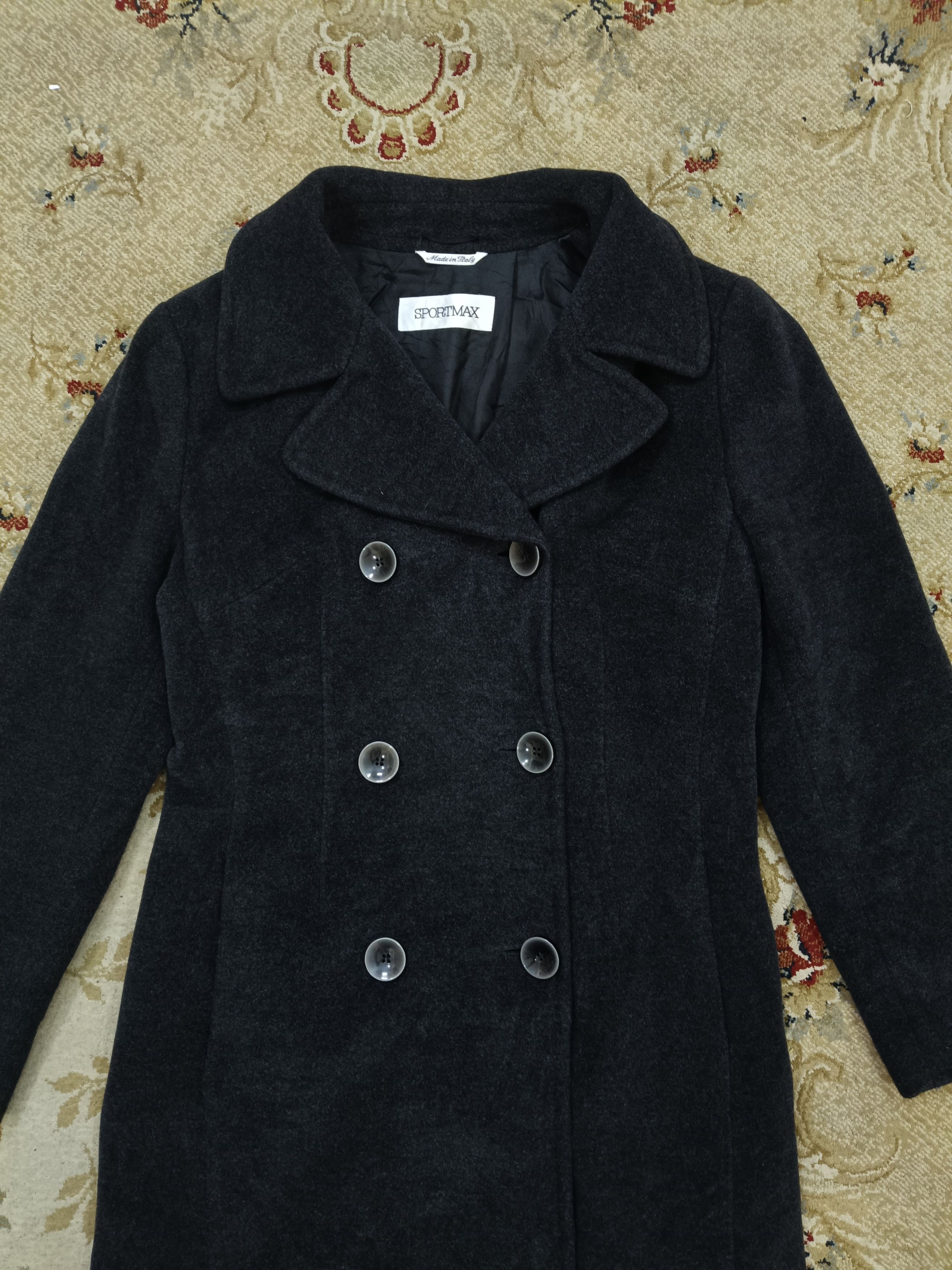 Max Mara × Sportmax Double Breast Wool Coats Size L / US 10 / IT 46 - 9 Thumbnail