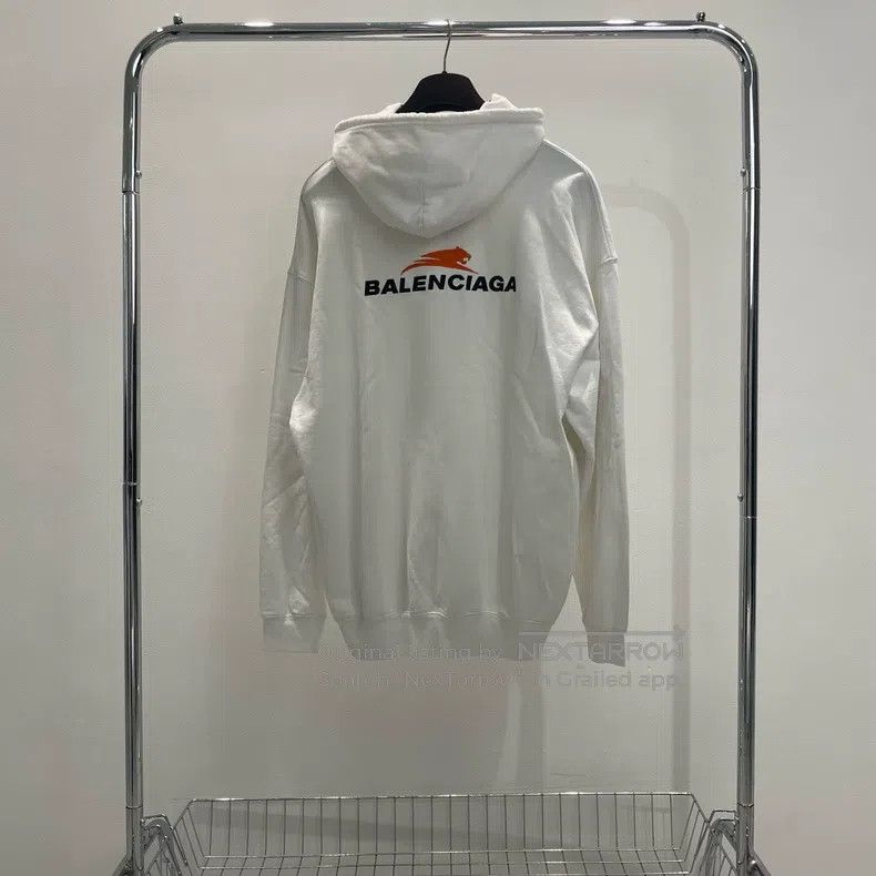 Balenciaga Balenciaga Tiger head print front and back logo hoodie Size US S / EU 44-46 / 1 - 2 Thumbnail