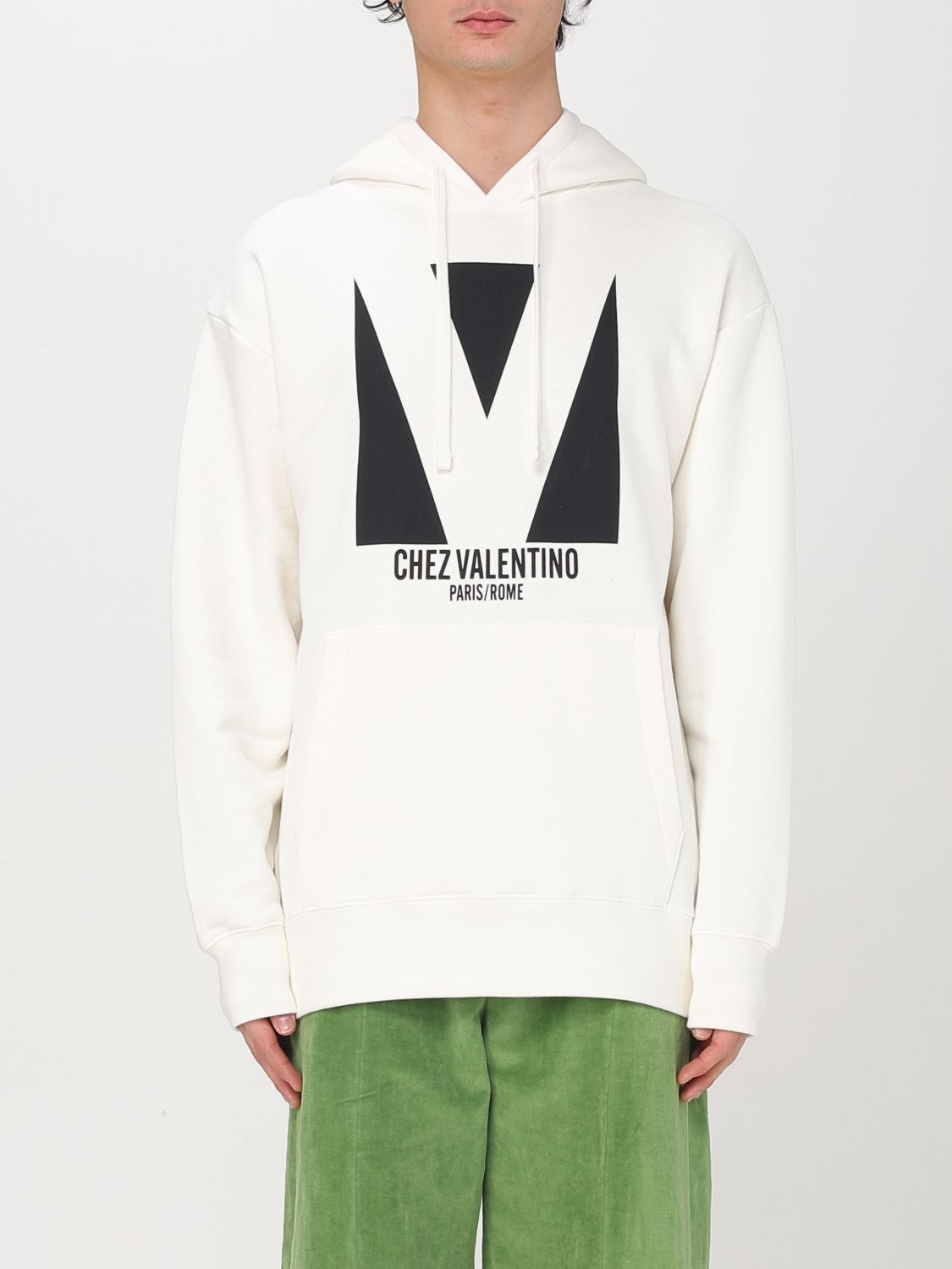 Valentino Valentino Sweatshirt Men Ivory Size US S / EU 44-46 / 1 - 1 Thumbnail