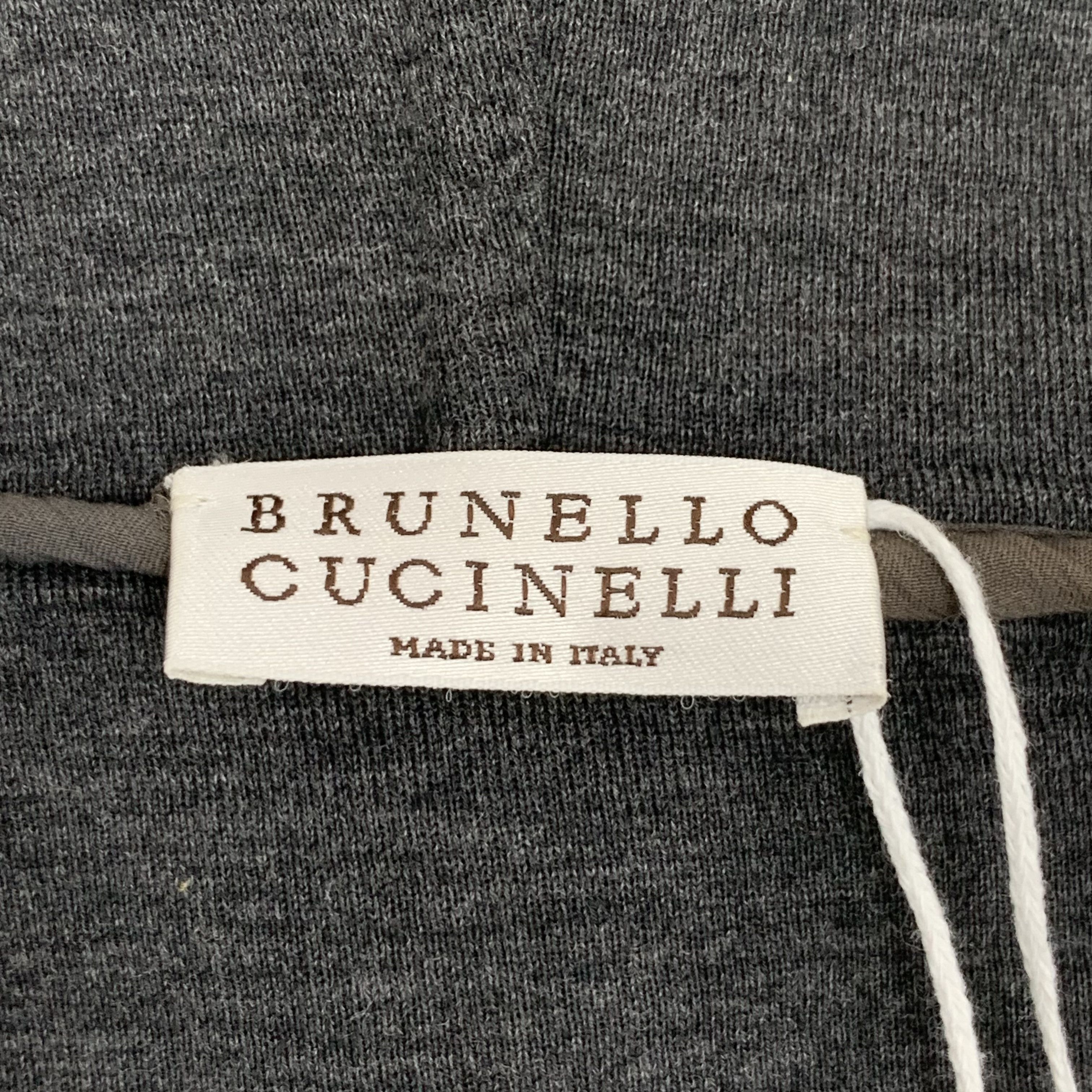 Brunello Cucinelli Brunello Cucinelli Navy Hoodie Jacket (Size XS) Size US XS / EU 42 / 0 - 5 Thumbnail