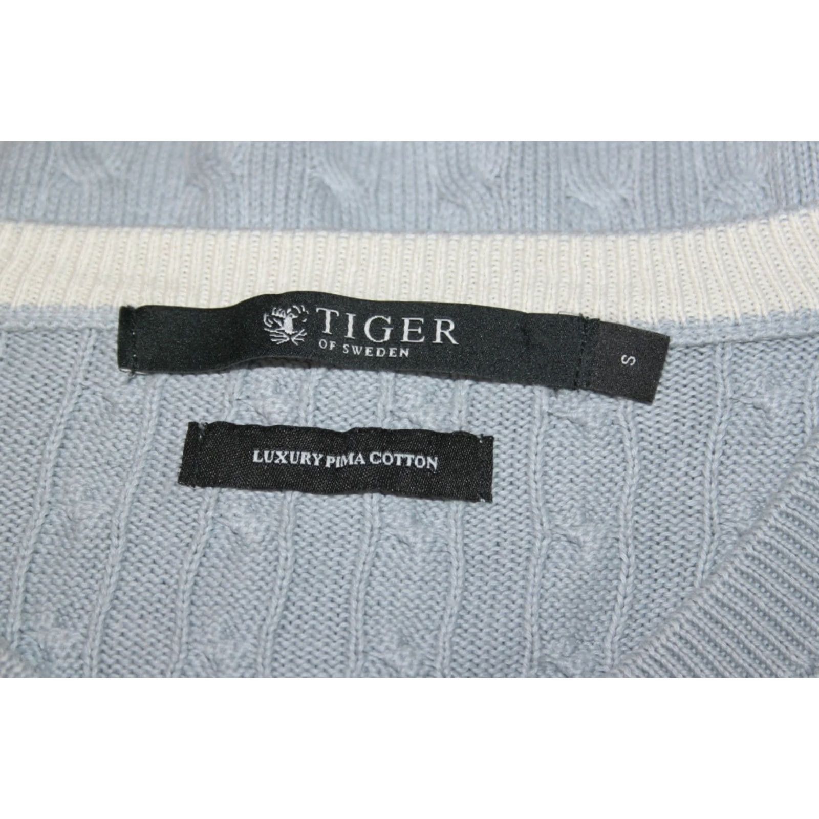 Tiger of Sweden Tiger of Sweden mens Jumper Cotton Blue Size S Size US S / EU 44-46 / 1 - 5 Thumbnail
