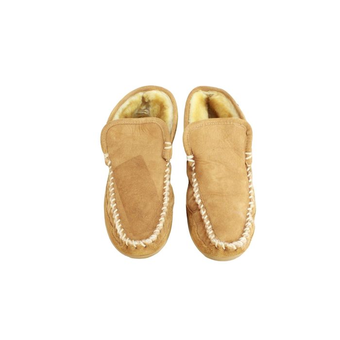 L.L. Bean LL Bean Wicked Good Shearling Lined Moc Toe Slippers Boots