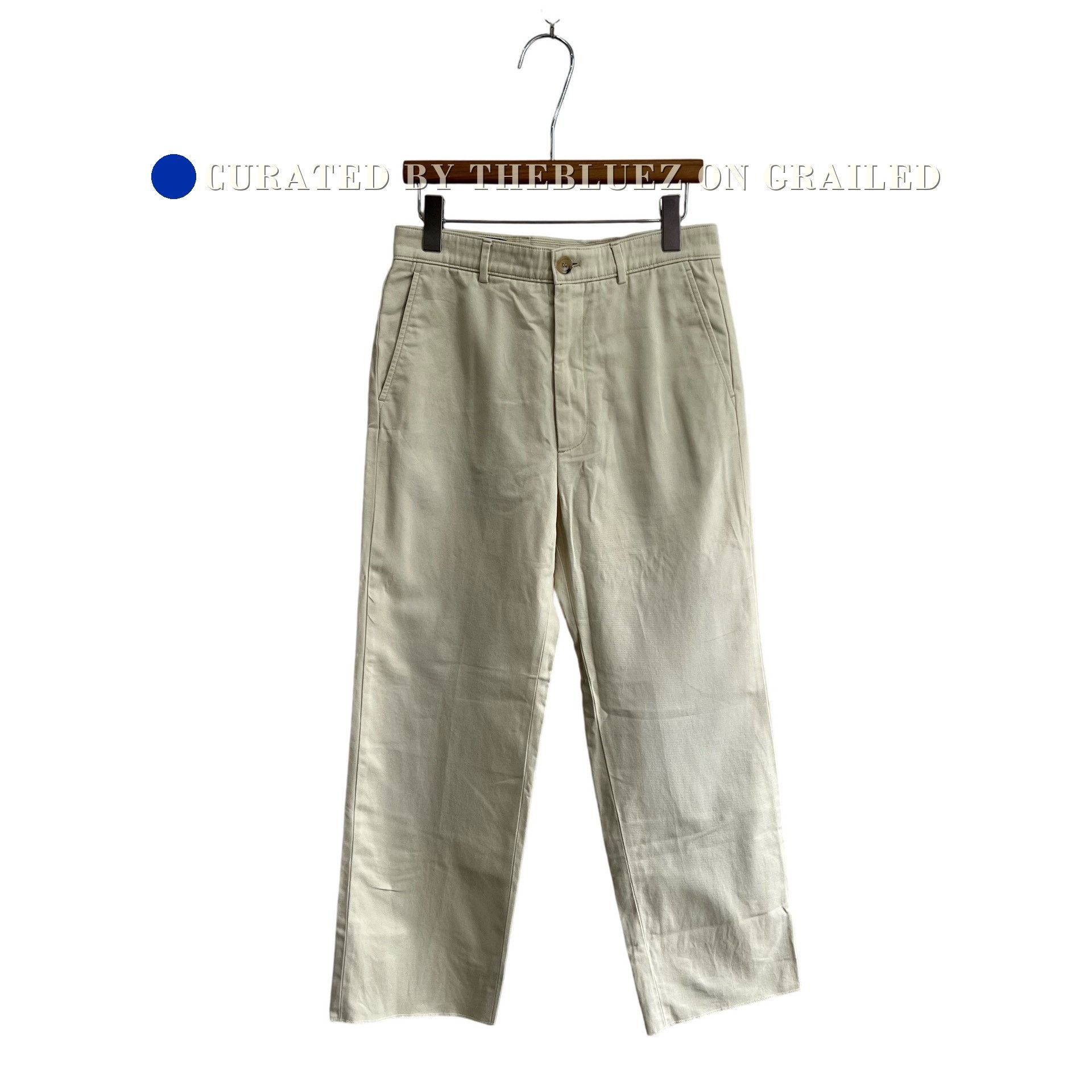 Gucci Gucci Cream Logo Trousers Size US 30 / EU 46 - 1 Thumbnail