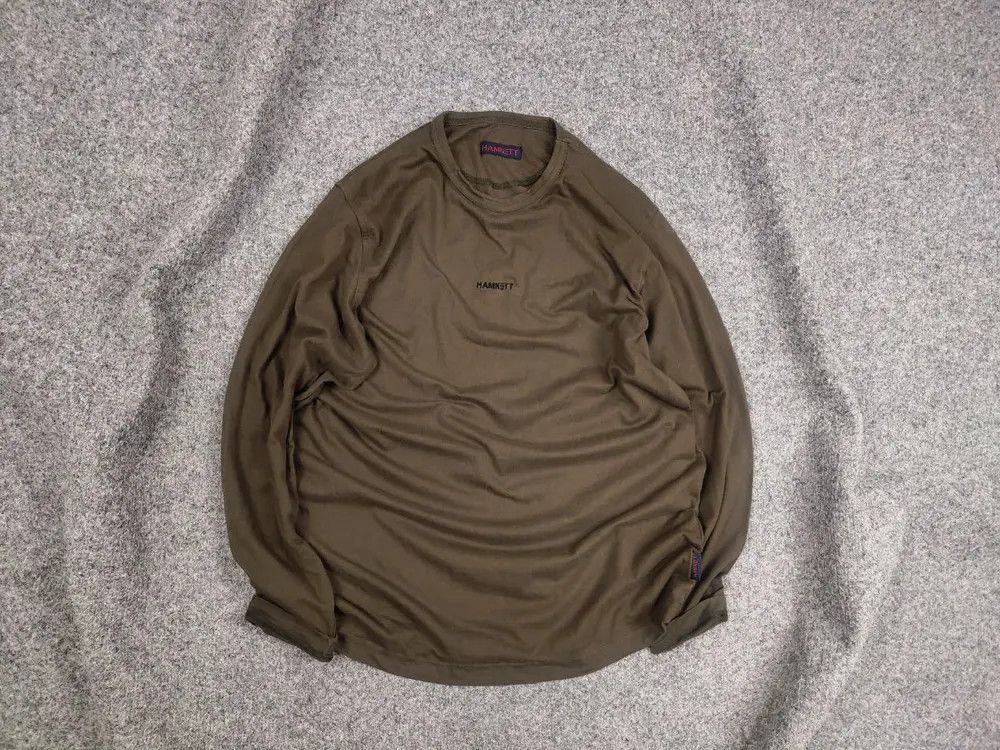Katharine Hamnett London Katharine Hamnett Vintage long Sleeve Center Logo Olive Size US M / EU 48-50 / 2 - 1 Thumbnail