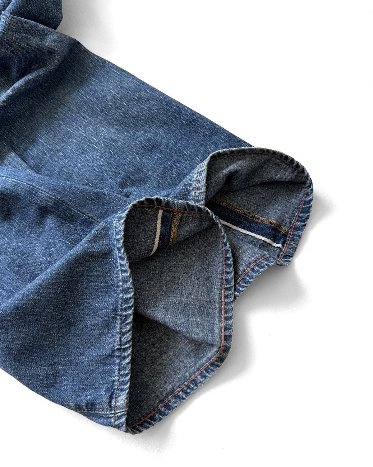 Johnbull JOHNBULL SELVAGE DENIM WIDE JEANS Size US 32 / EU 48 - 10 Thumbnail