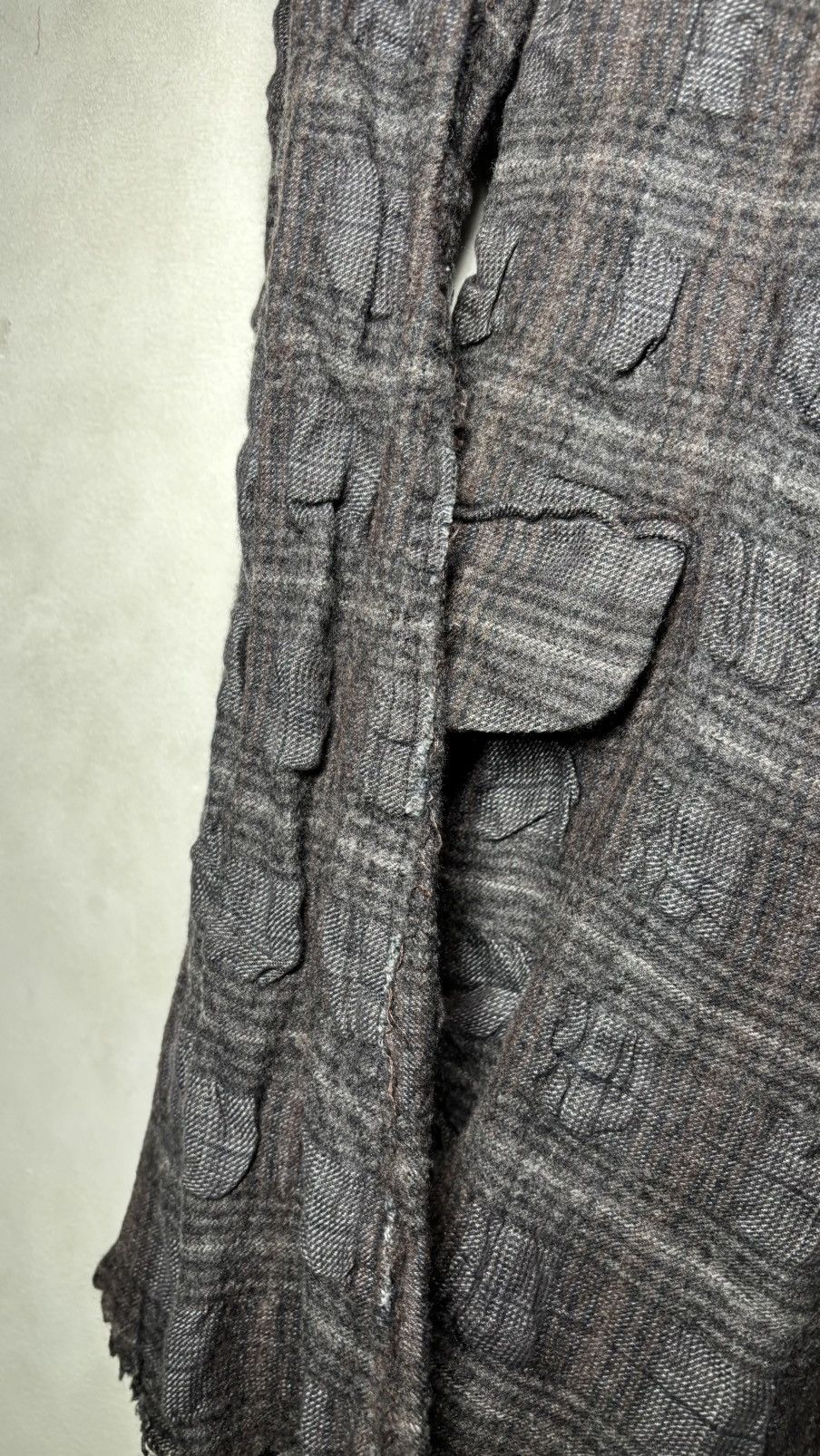 Marc Le Bihan Marc le Bihan vintage archive couture blazer checked wool s Size 46S - 6 Thumbnail