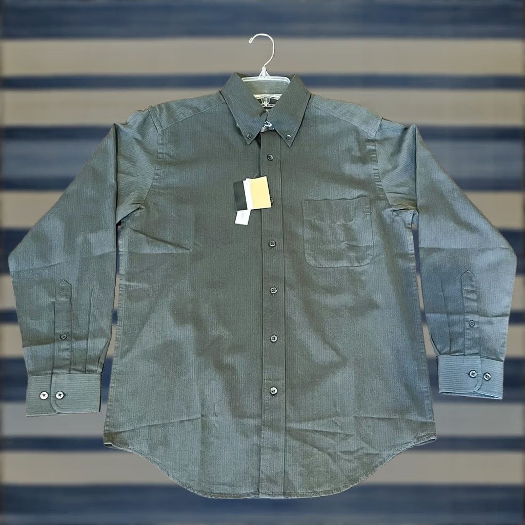 Croft & Barrow Croft & Barrow Gray Long Sleeve Button Down Shirt Size S Small New With Tags Mens Regular Cotton Blended Fabric Size US S / EU 44-46 / 1 - 1 Thumbnail
