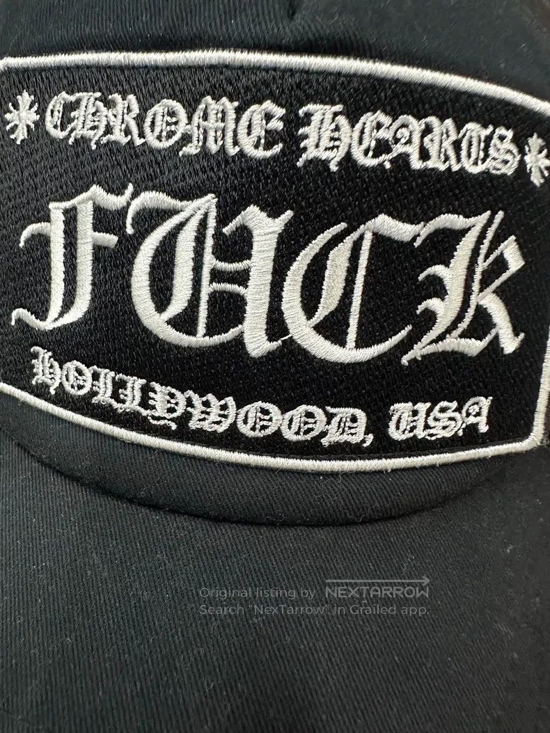 Chrome Hearts CHROME HEARTS Mesh Design Polyester and Cotton Duckbill Ca Size ONE SIZE - 3 Thumbnail