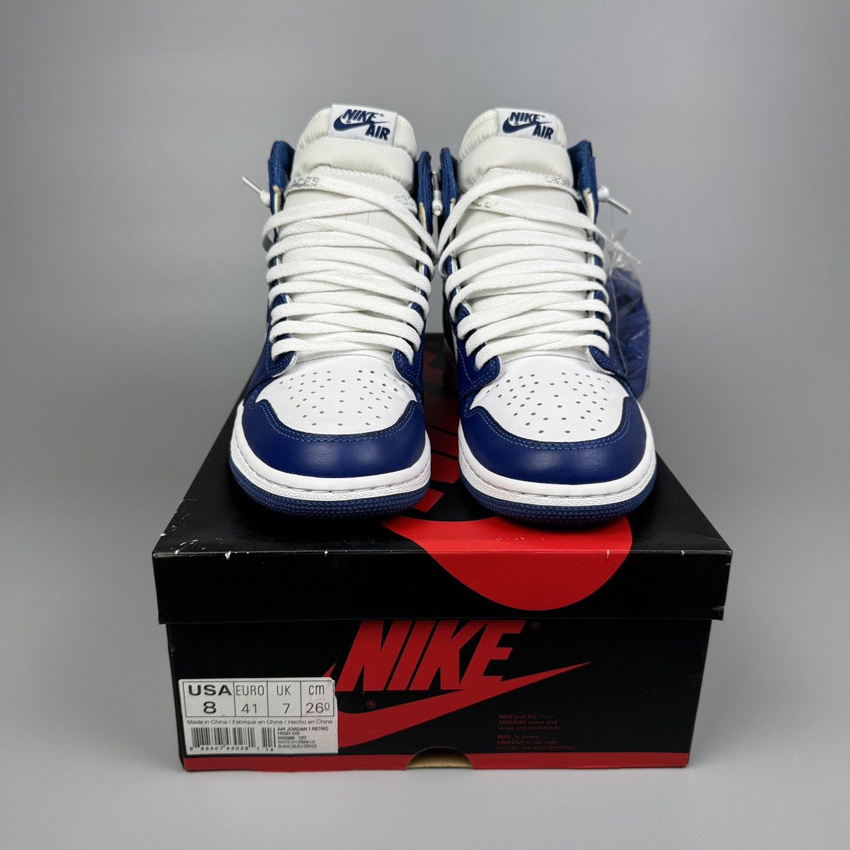 Jordan Brand Jordan 1 - High Og Storm Blue 2016 Size US 8 / EU 41 - 2 Thumbnail
