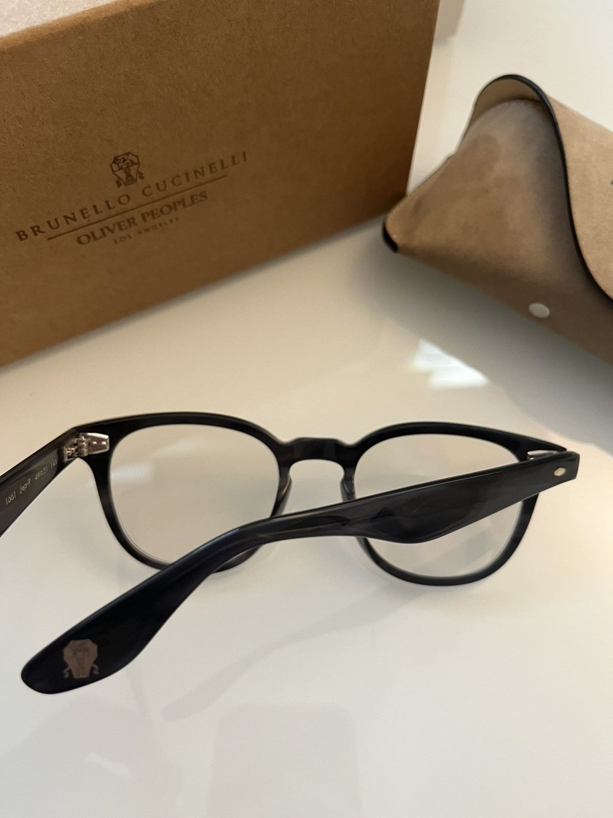 Oliver Peoples THE BRUNELLO CUCINELLI & OLIVER PEOPLES JEP-R Sun 49 Optical Size ONE SIZE - 8 Thumbnail