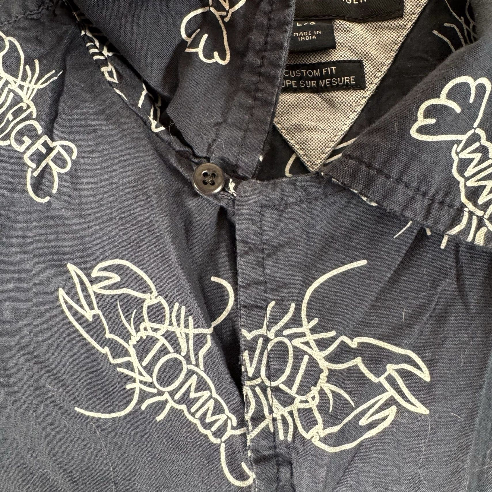 Tommy Hilfiger Tommy Hilfiger Shirt Sz L Button-Up Nautical Preppy Coastal Summer Spring Men Size US L / EU 52-54 / 3 - 6 Thumbnail