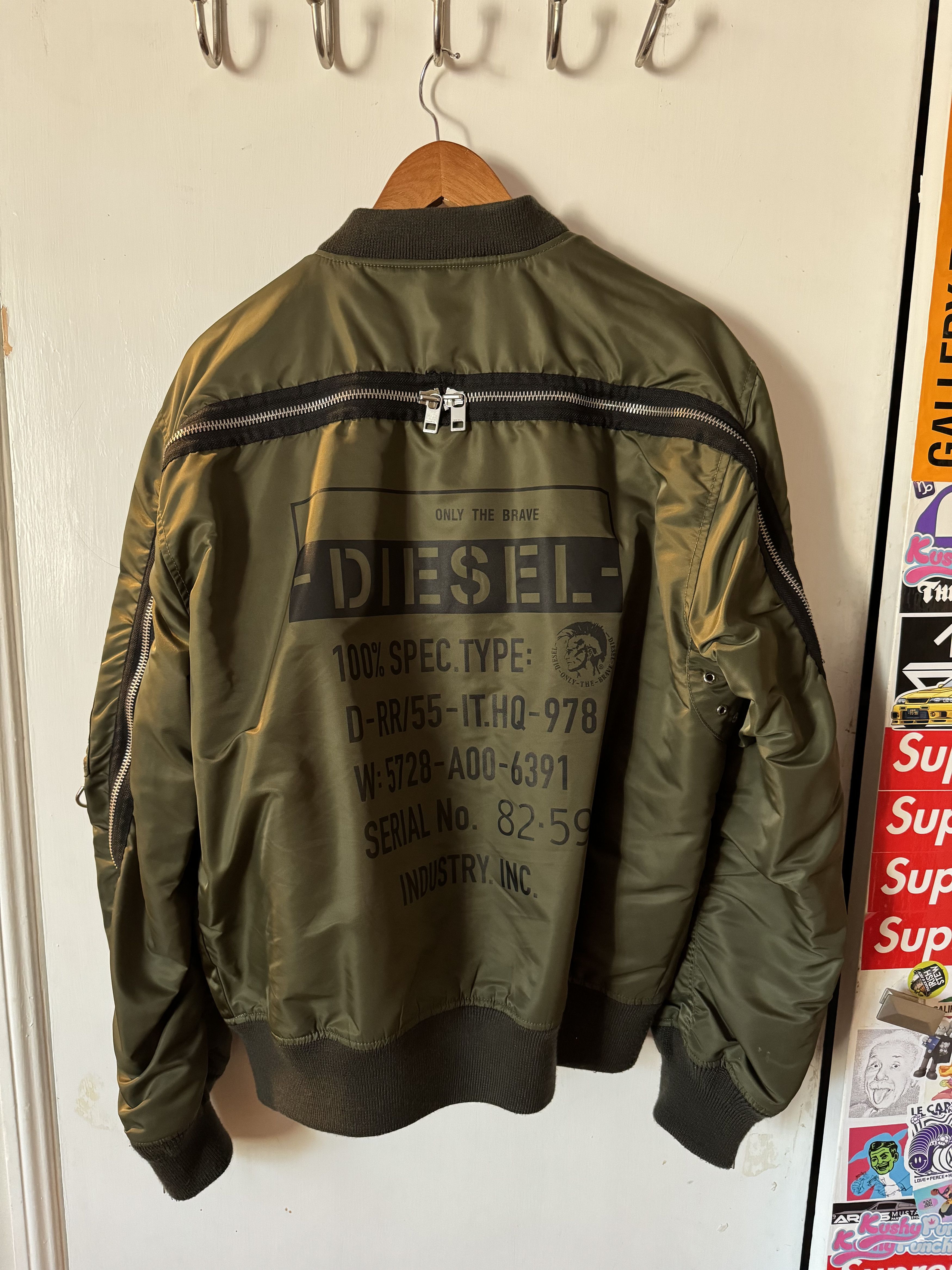 Diesel Diesel Bomber Jacket Size US L / EU 52-54 / 3 - 2 Thumbnail