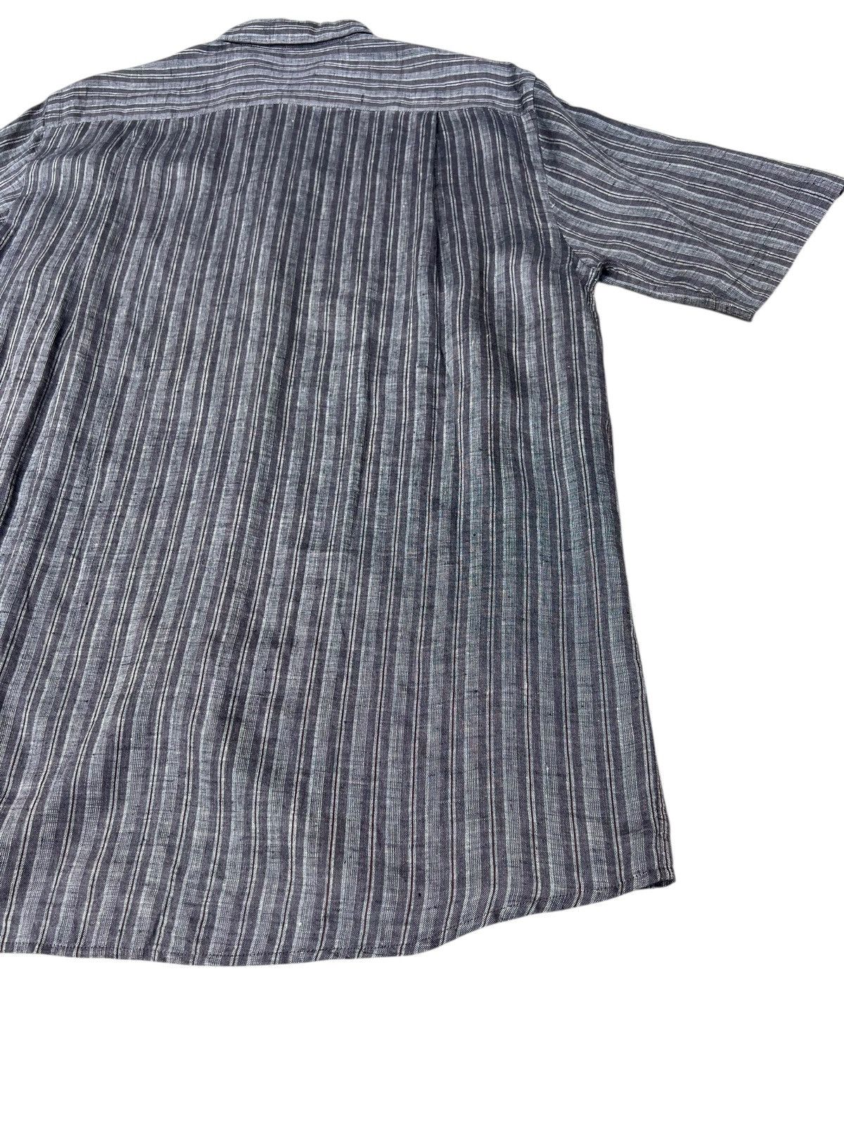 Bally Bally Multi Striped 100% Linen Shirt Size US M / EU 48-50 / 2 - 18 Thumbnail