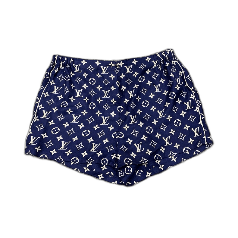 Louis Vuitton Blue Printed Shorts Size 36 Size US 36 / EU 52 - 1 Thumbnail