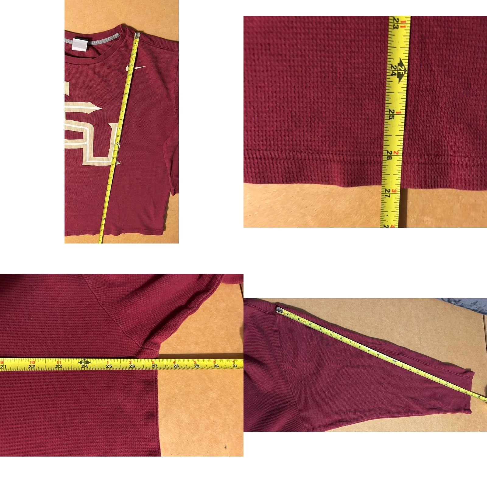 Nike Nike Long Sleeve Shirt Men 2XL Florida State Seminoles Maroon Graphic Print Slim Fit? Regular Fit Size US XXL / EU 58 / 5 - 8 Thumbnail