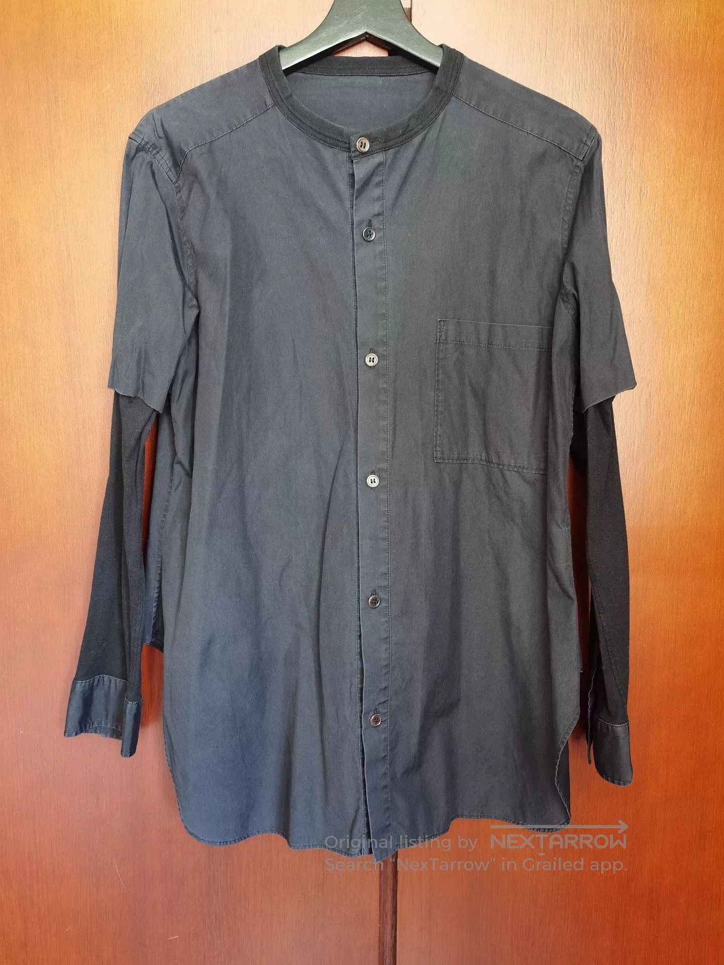 Y's Y's Black Cotton Long Sleeve Shirt. Size M / US 6-8 / IT 42-44 - 1 Thumbnail