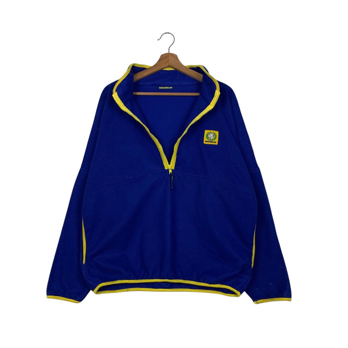 Japanese Brand MICHELIN Half Zip Turtleneck Pullover Fleece #2026-C88 Size US M / EU 48-50 / 2 - 9 Thumbnail