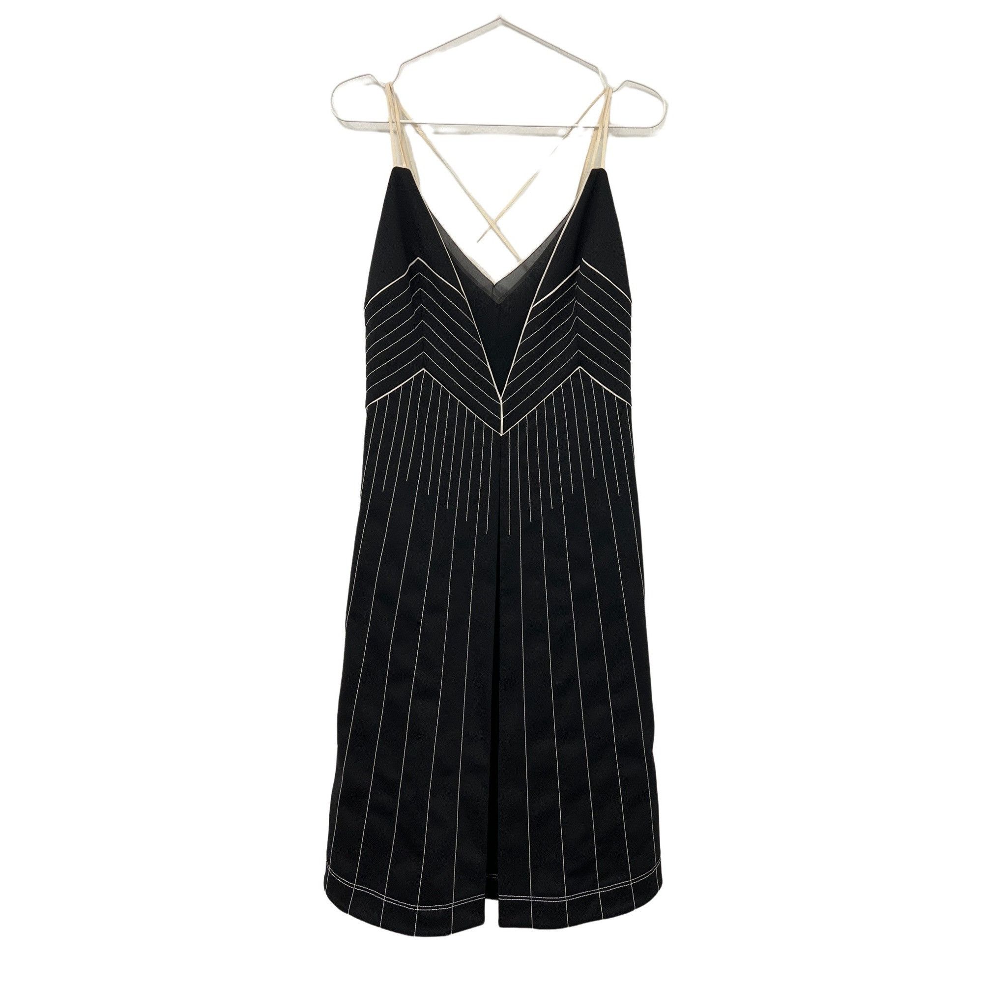 Valentino Valentino Striped A-Line Dress Size S / US 4 / IT 40 - 4 Thumbnail