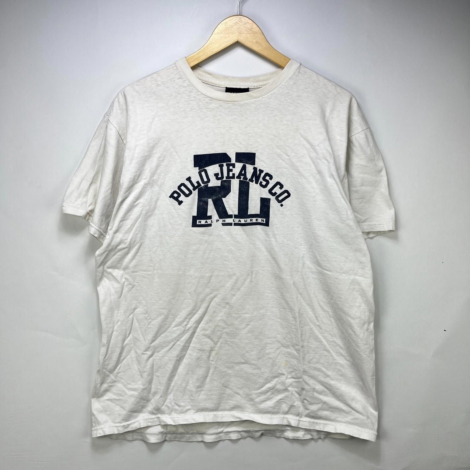 Polo Ralph Lauren Vintage 90s Polo Ralph Lauren Jeans T Shirt Medium Size US M / EU 48-50 / 2 - 1 Thumbnail