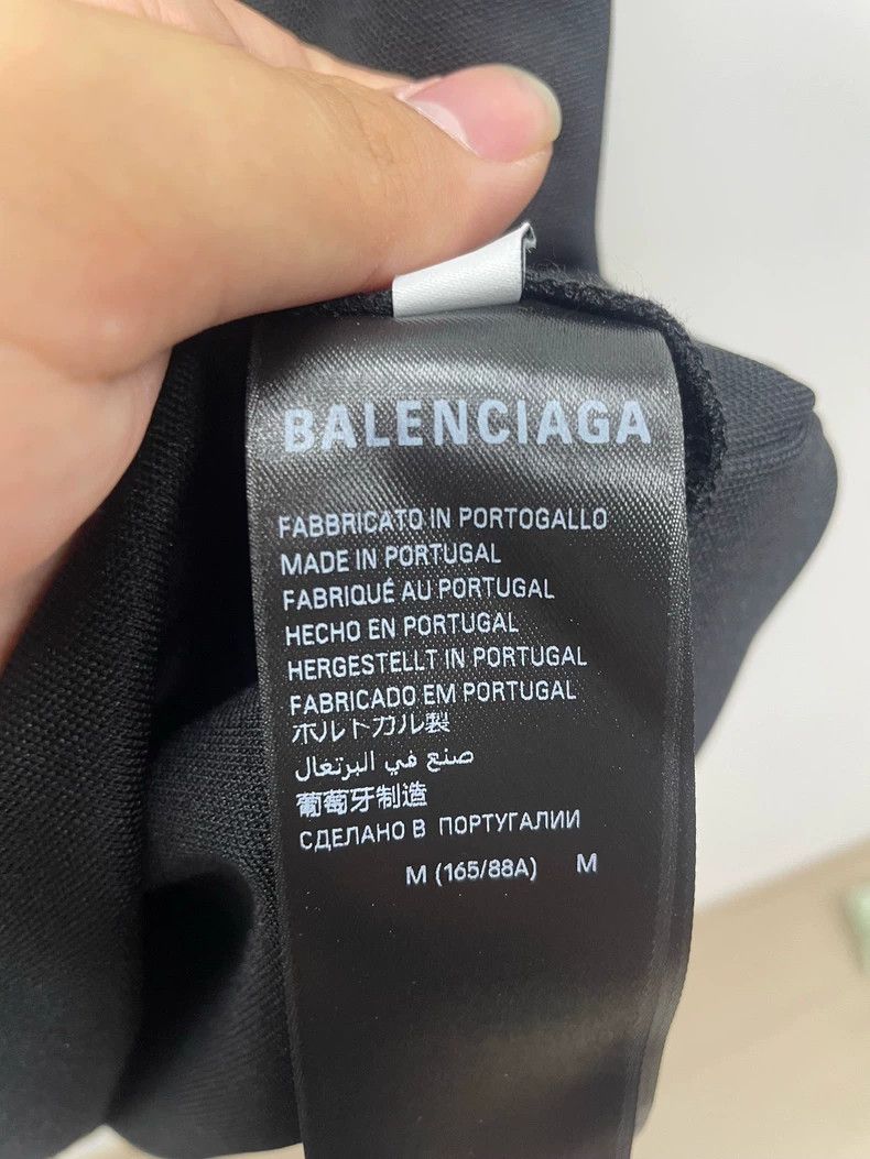 Balenciaga Balenciaga Letter V-neck leisure ski suit long sleeve T-sh Size US M / EU 48-50 / 2 - 5 Thumbnail