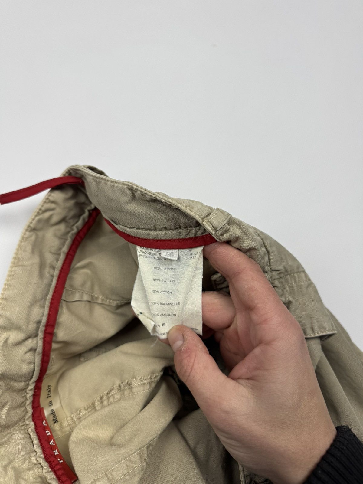 Prada Vintage Prada Men's Beige Chino Pants Size US 34 / EU 50 - 10 Thumbnail