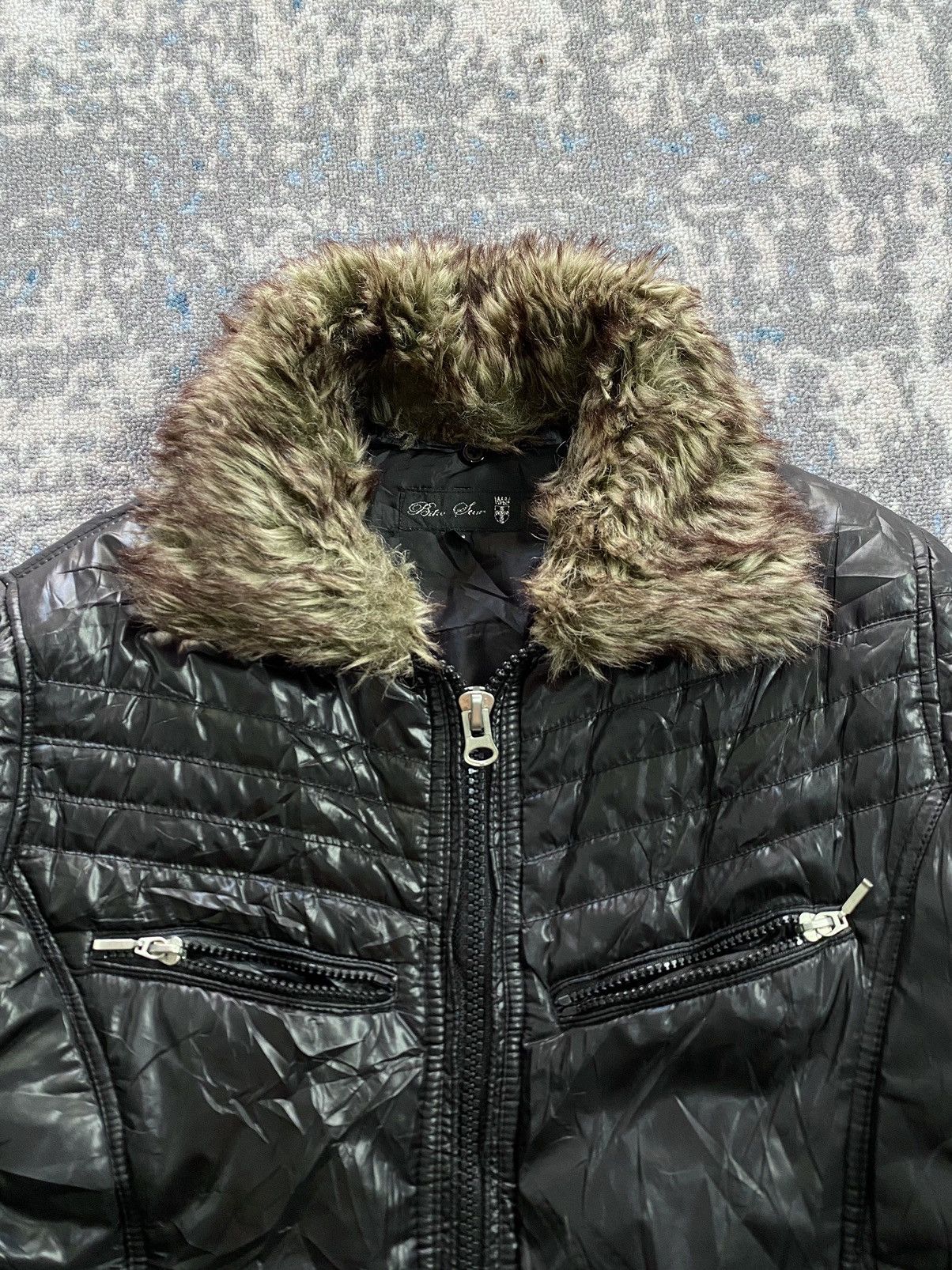Le Grande Bleu (L.G.B.) Bike Star Japanes Puffer Jacket Vkei Ifsix Style Size US M / EU 48-50 / 2 - 4 Thumbnail