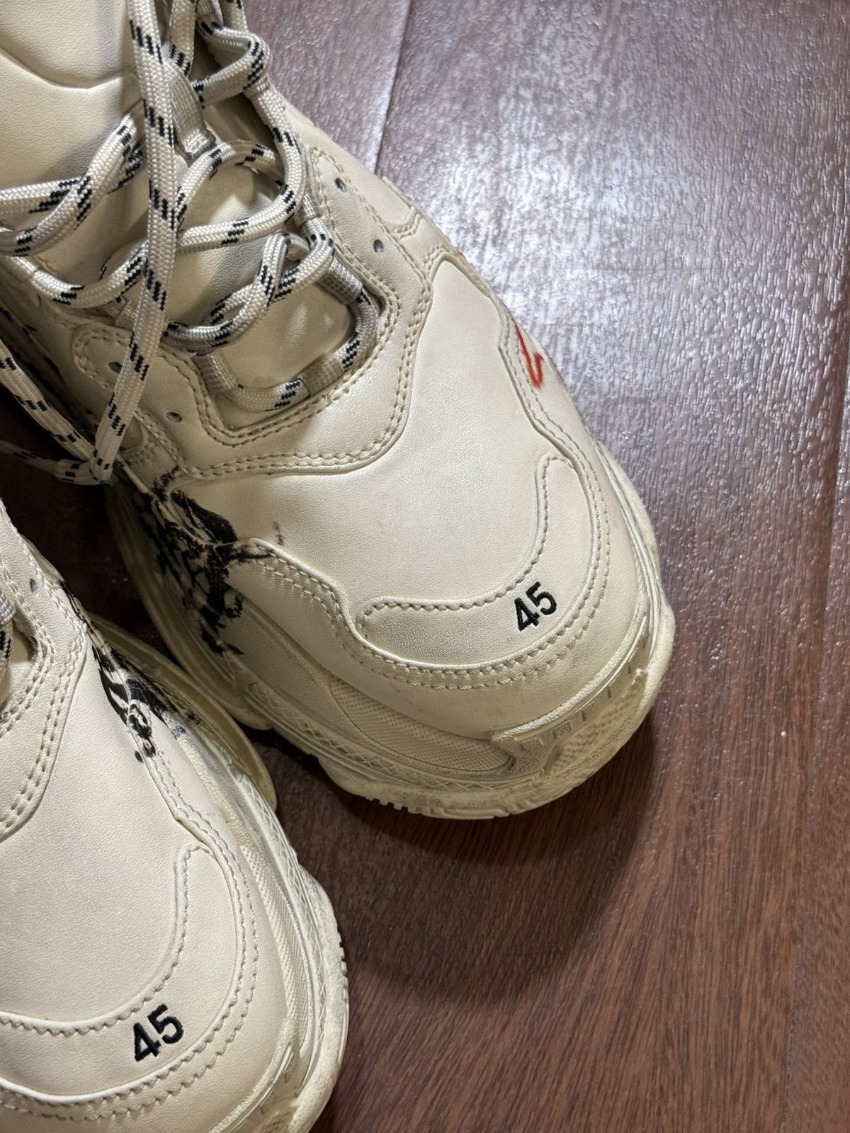 Balenciaga Balenciaga Triple S Diy Metal Shoes size 45 Size US 12 / EU 45 - 5 Thumbnail