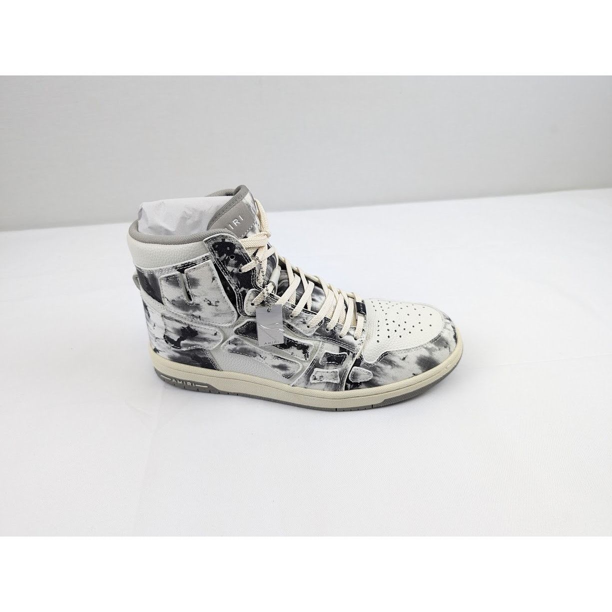 Amiri o1rshd1 Skel High Top Sneakers in Grey Size US 9 / EU 42 - 1 Thumbnail