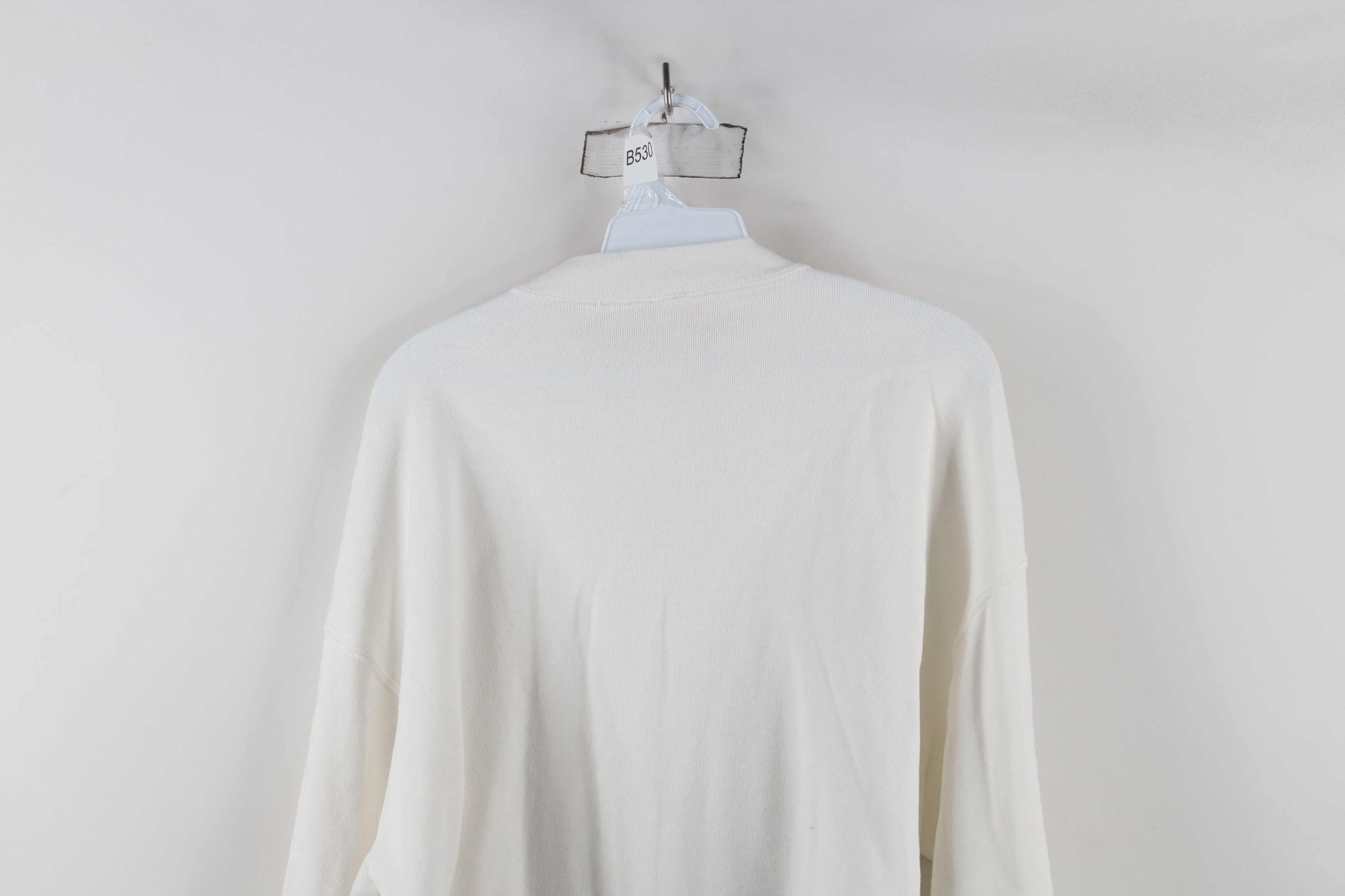 Vintage Vintage 80s 90s Streetwear Crewneck Sweatshirt White USA Size US XL / EU 56 / 4 - 11 Thumbnail
